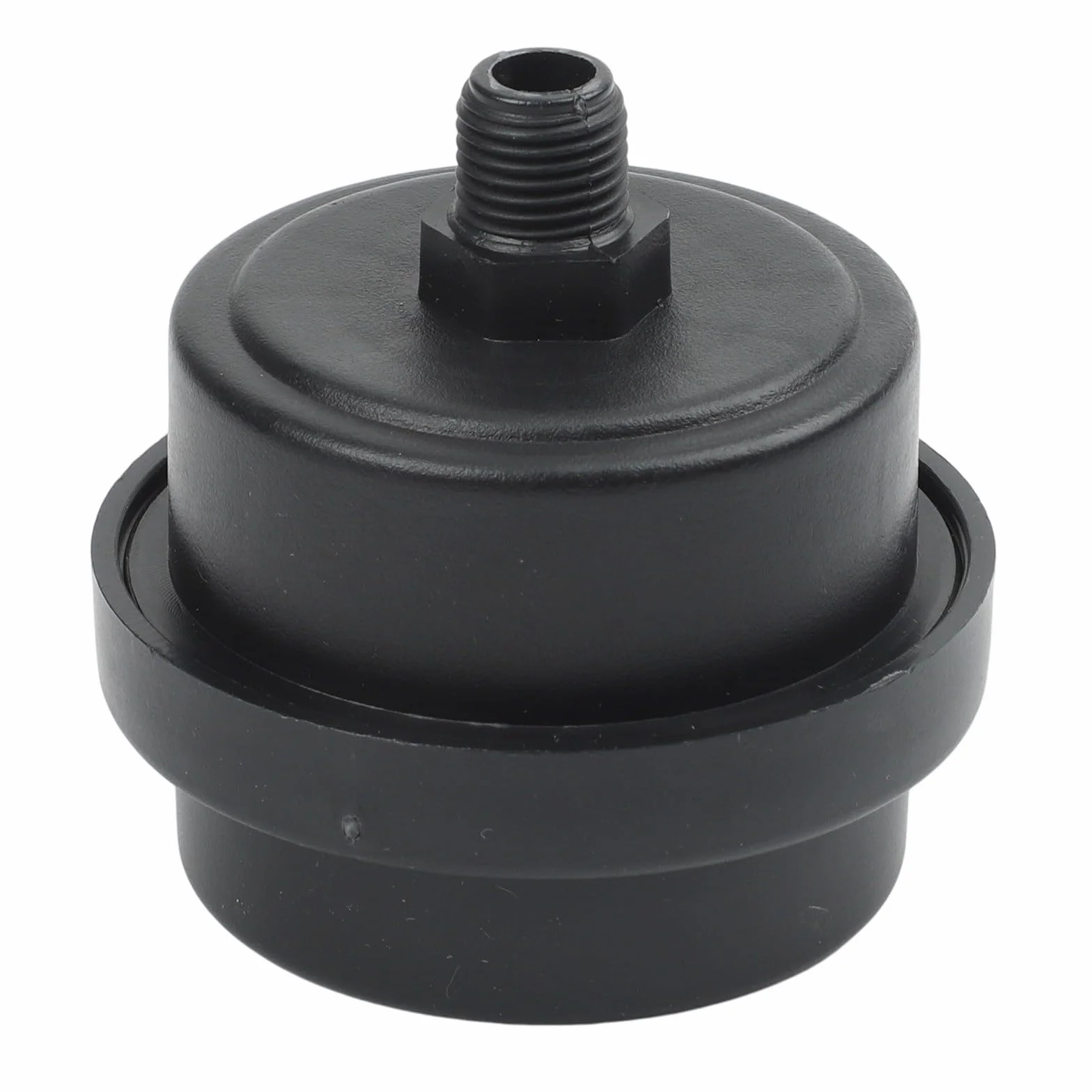 Filtro de compresor de aire de plástico 13 mm 16 mm 20 mm silenciador reducción de ruido reemplazo negro