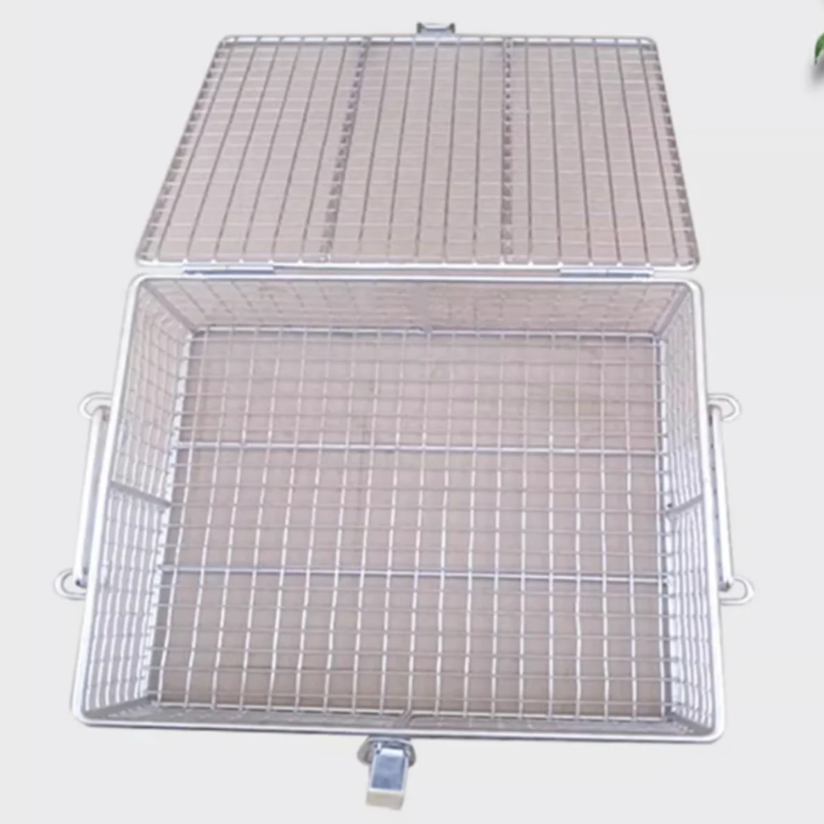 Caja de esterilización 304 de acero inoxidable para instrumentos, bandeja de desinfección de inmersión, herramienta de instrumentos quirúrgicos