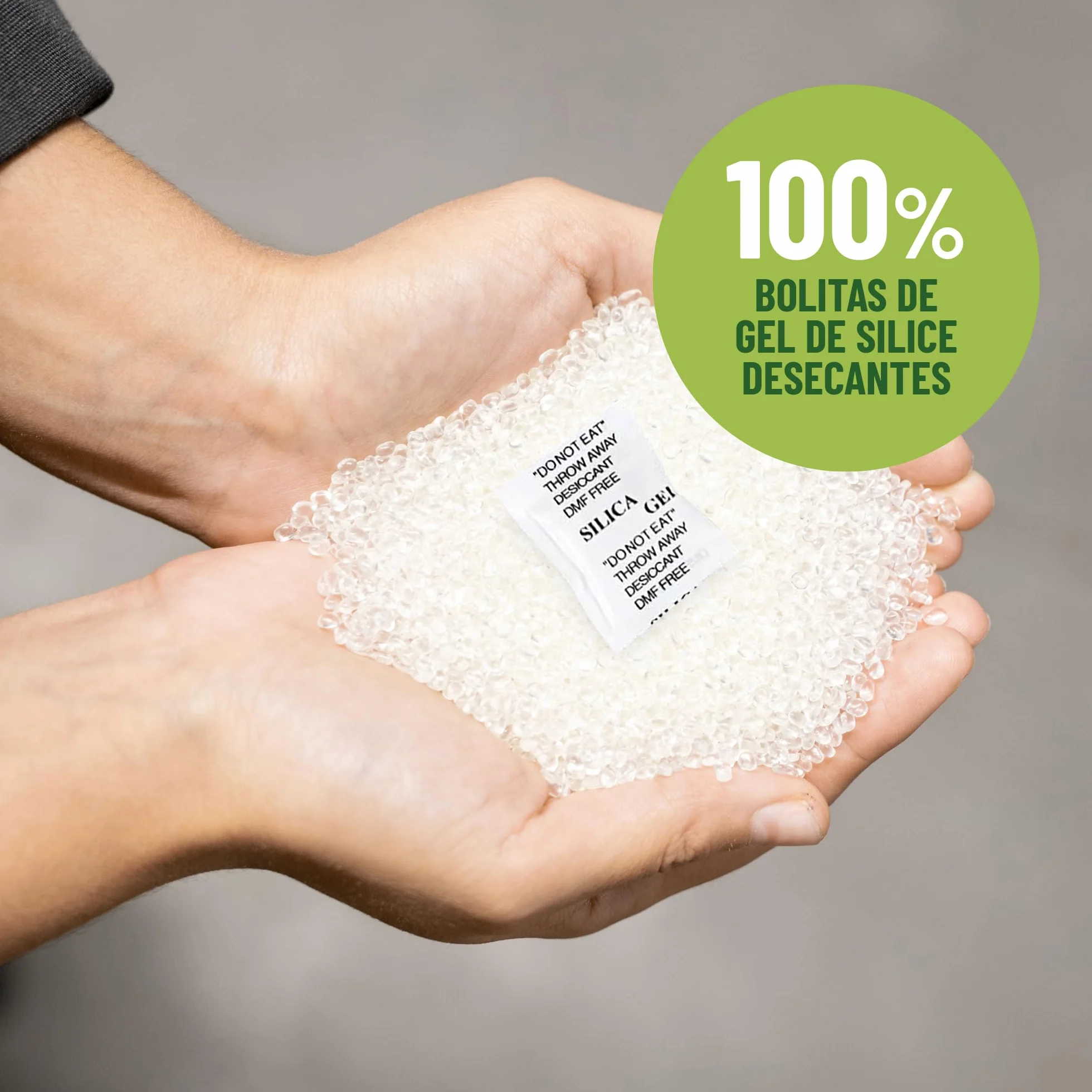 CONTROL GARDEN 100 Bolsas Antihumedad Gel de Silice 1gr | Bolsitas Eliminan Humedad Malos Olores | Sobres Desecantes No Tóxico