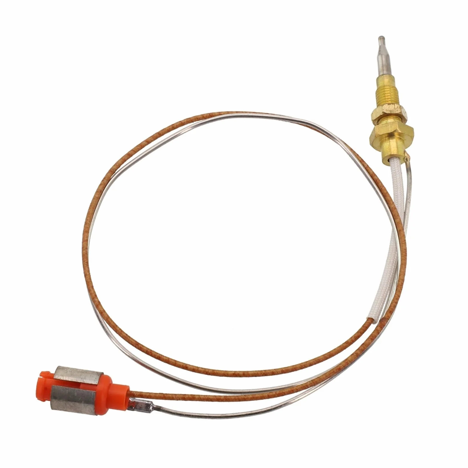 Termopar de cobre para quemador de gas Sabaf, cabeza para estufas integradas, alambre largo 40 cm
