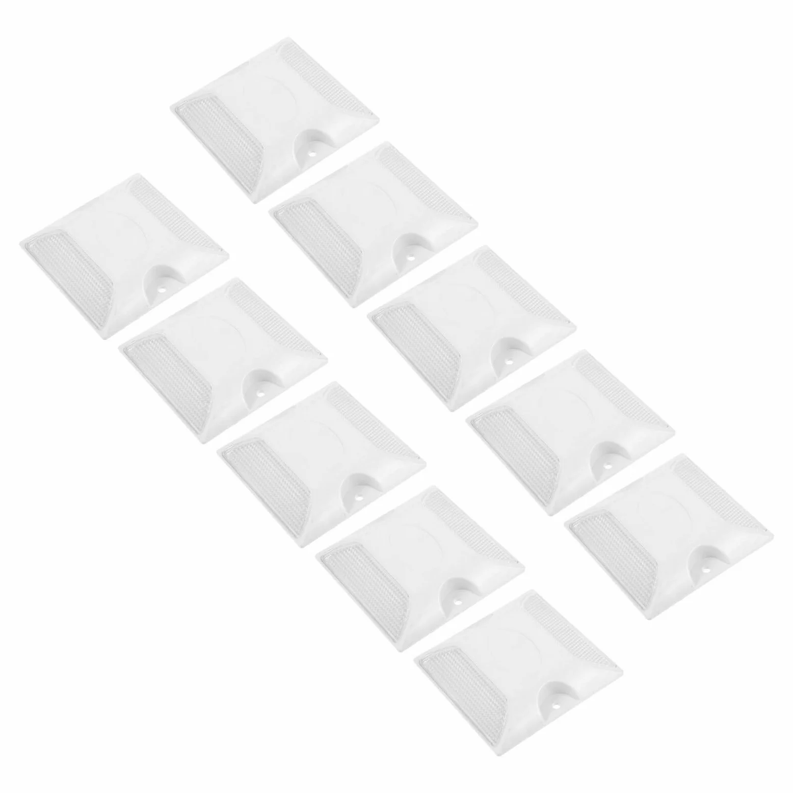 3 series Marcadores De Seguridad Para Pavimento Reflectores De Cruce De Peatones Reflectores De Tachas Para Carreteras Para Entradas De 10 piezas x 3