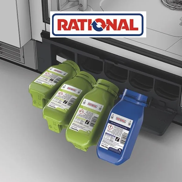 Rational Cartuchos de abrillantador para Rational iCombi Pro, 6 unidades, compatibles con iCareSystem AutoDose