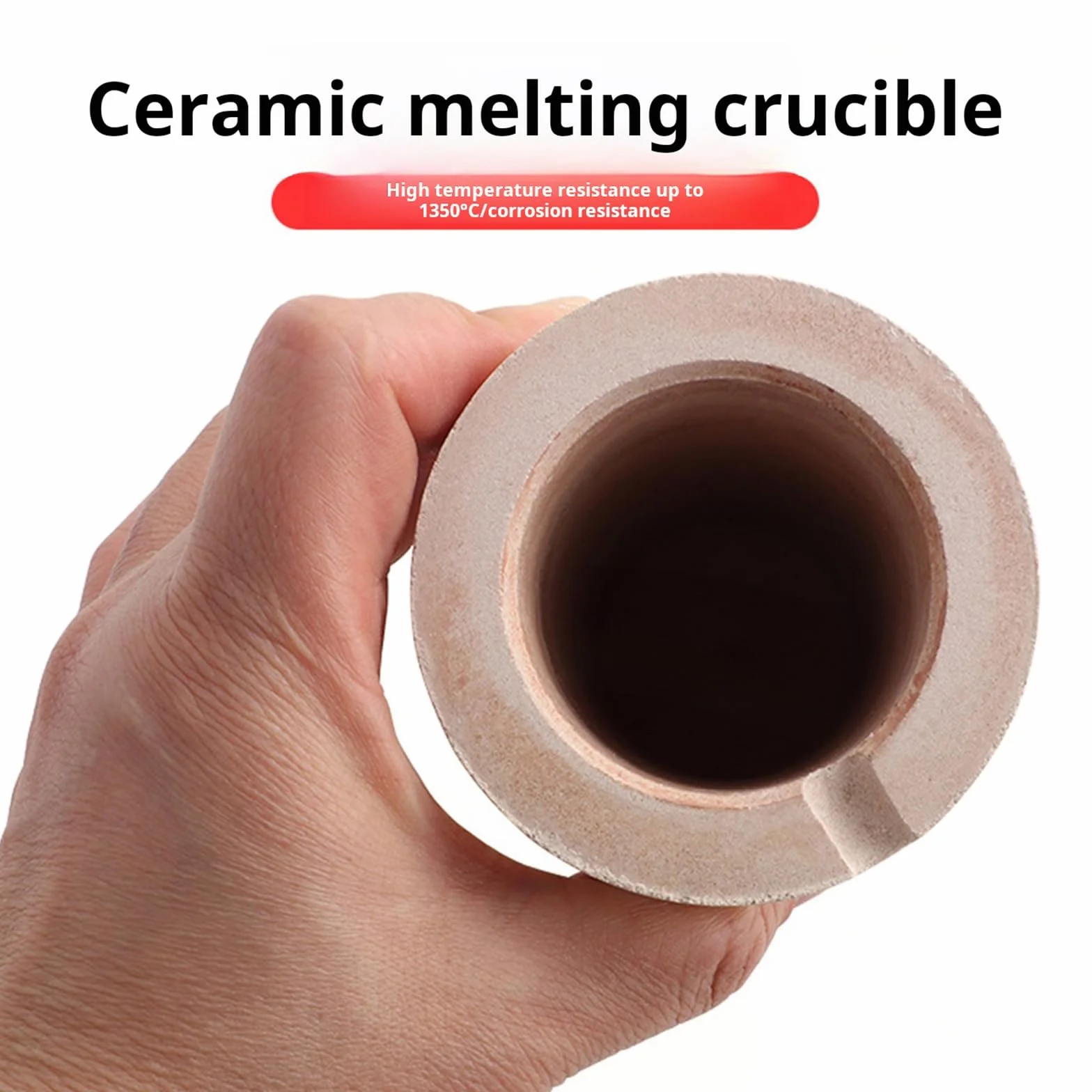 Crisol eléctrico de cerámica para fundición de metal 1-3 kg accesorios horno de mezcla
