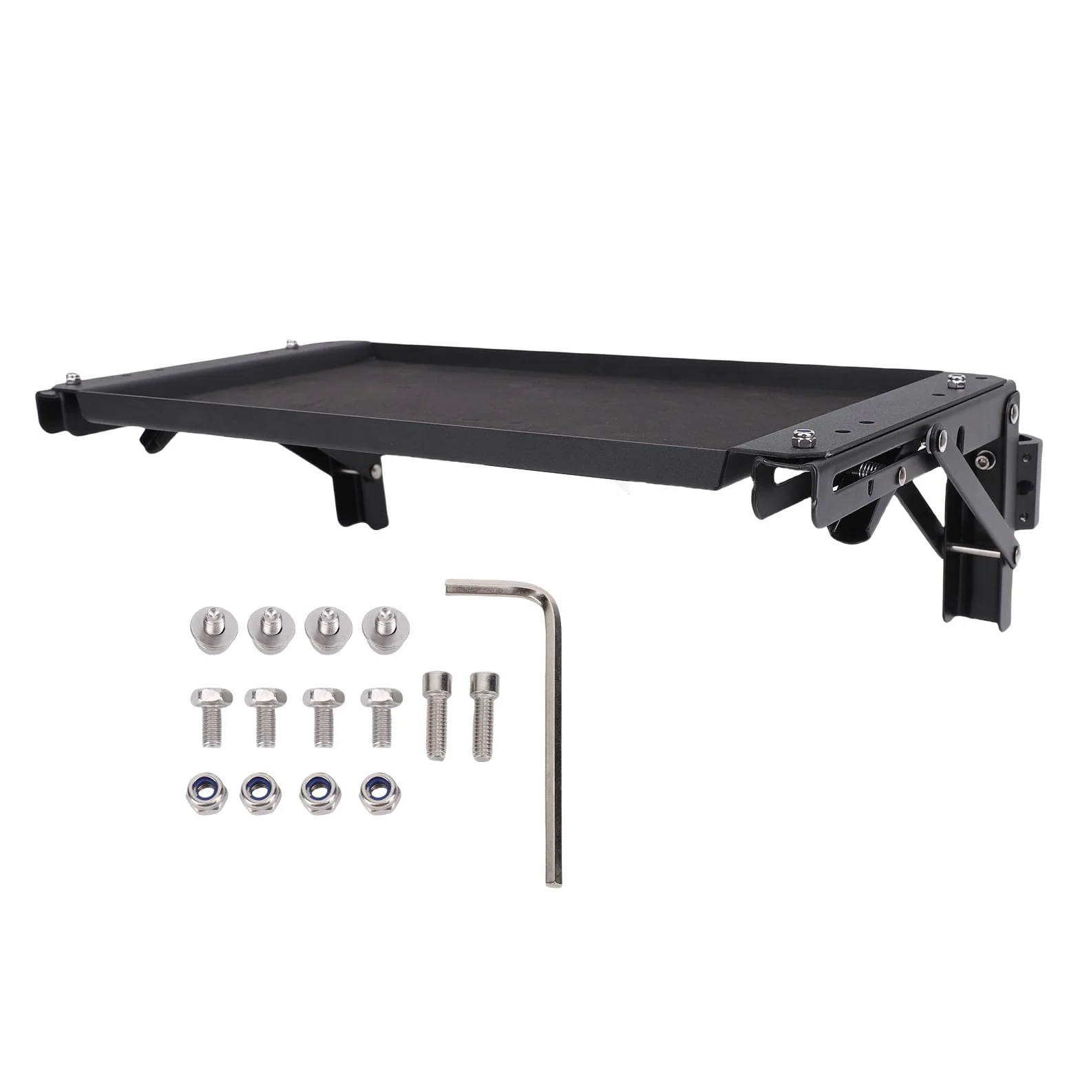 Mesa de Trabajo Plegable con Bandeja magnética, Banco desplegable de Montaje en Pared para Garaje, estación de Trabajo Plegable portátil para organización de Herramientas
