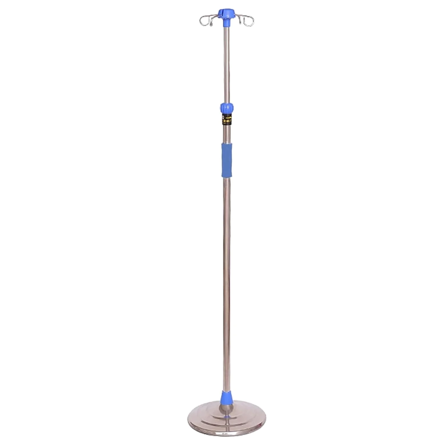 Soporte rodante for portasueros de acero inoxidable resistente portabotellas | Soporte for bolsa intravenosa de 4 puntas y altura ajustable 5 ruedas giratorias
