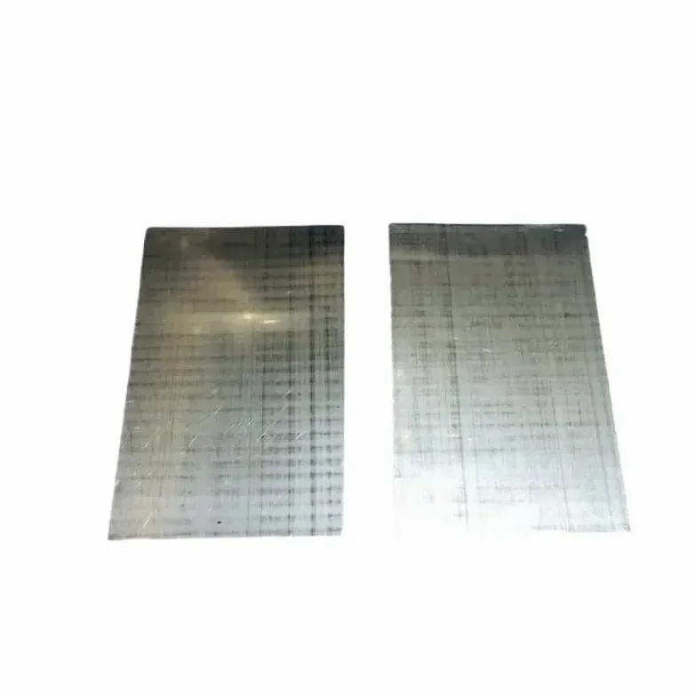 100 placas de cátodo de acero inoxidable de 100 x 65 mm for pruebas de galvanoplastia y análisis de soluciones químicas