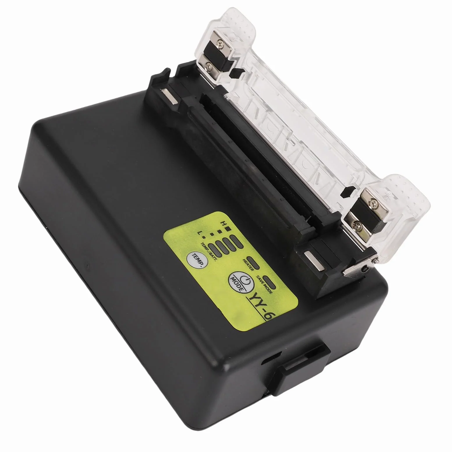Keenso Empalmador de Fusión Calentador Externo Función Automática Ajustable para Empalme de Fibra óptica de Alta Eficiencia Aluminio 1 Unidad