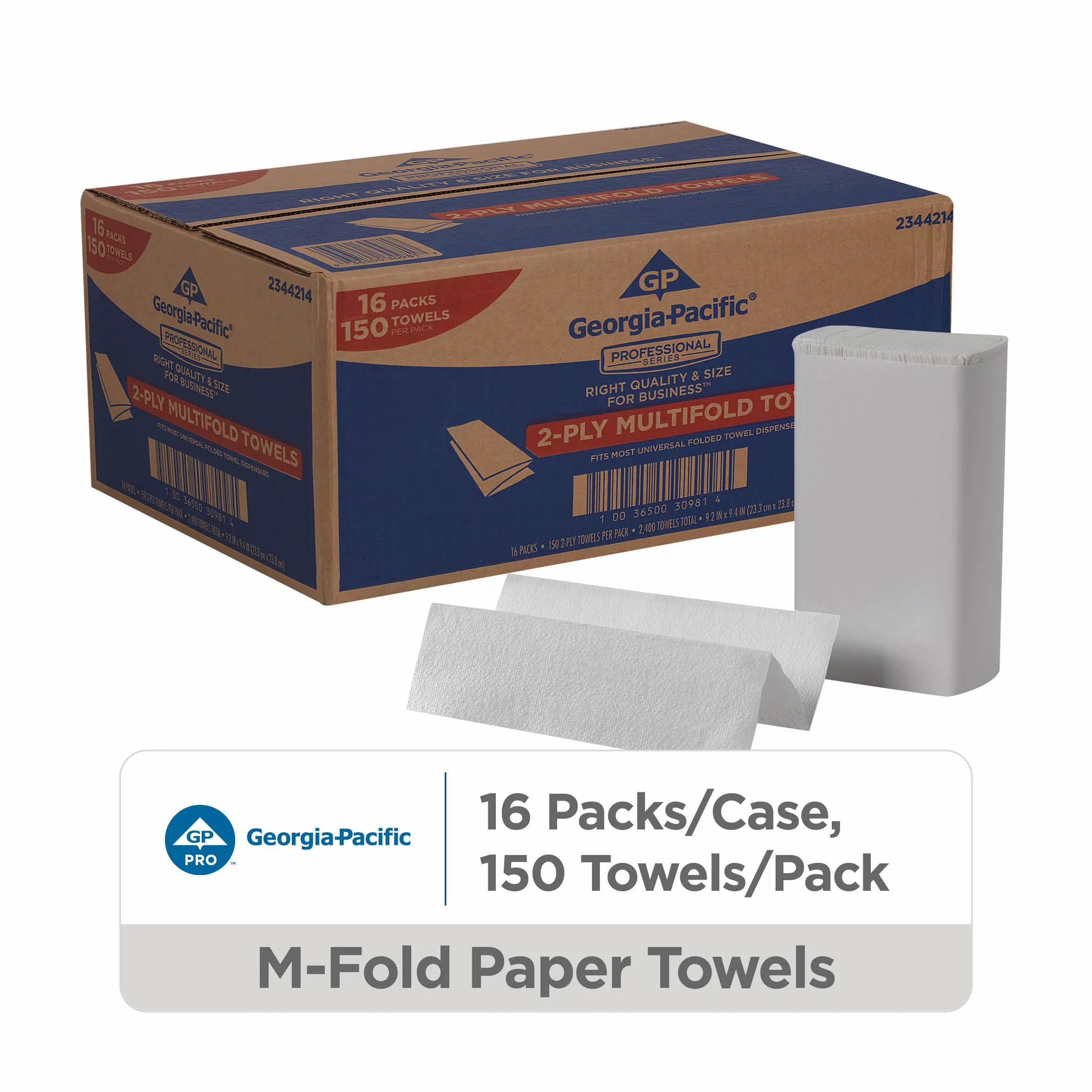 Pacific Blue Select Multifold Premium, 16 Packs, 2344214, 16