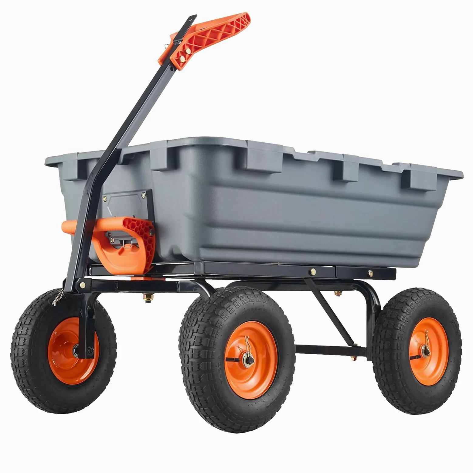 Garvee Carro volquete Carga máxima 400 kg Carretilla de jardín 3 Ruedas Grandes neumáticas, Carro de jardín, Carretilla
