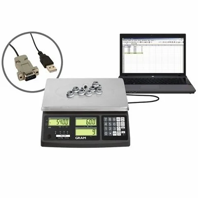 BALANZA CUENTA PIEZA | MODELO RK-3 | GRAM | CAPACIDAD DE 3,00 KGS | FABRICADA EN PLASTICO ABS | ALTA RESISTENCIA | RESOLUCION 0,20 g.