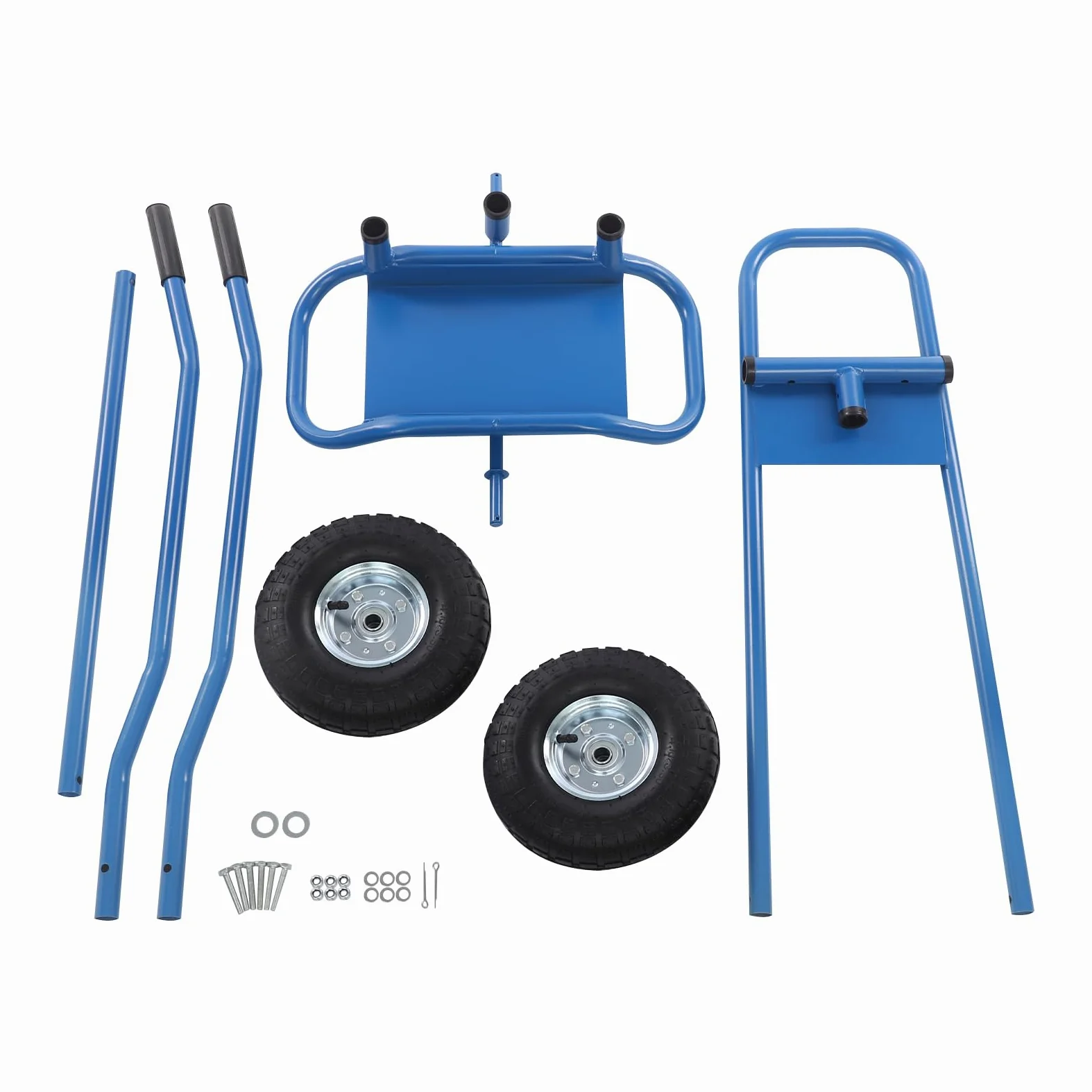 Carro de placas de yeso y paneles de madera, capacidad de carga de 220 kg, con asas de doble cara y ruedas grandes (26 cm), ideal para paneles de yeso, renovación, almacén, obra, color azul