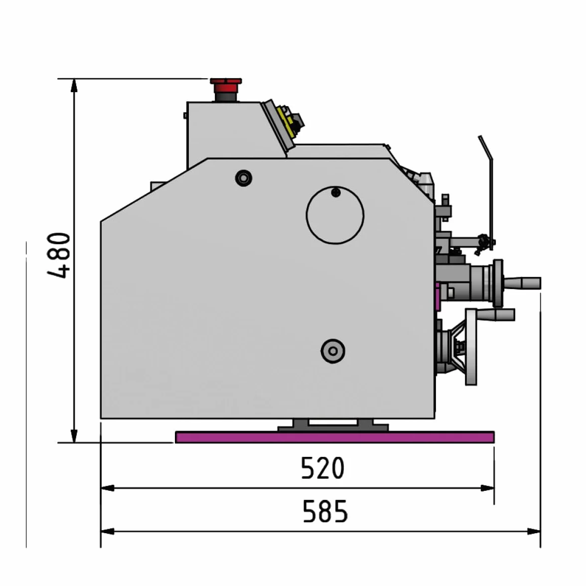 Optimum TU 2304V - Torno