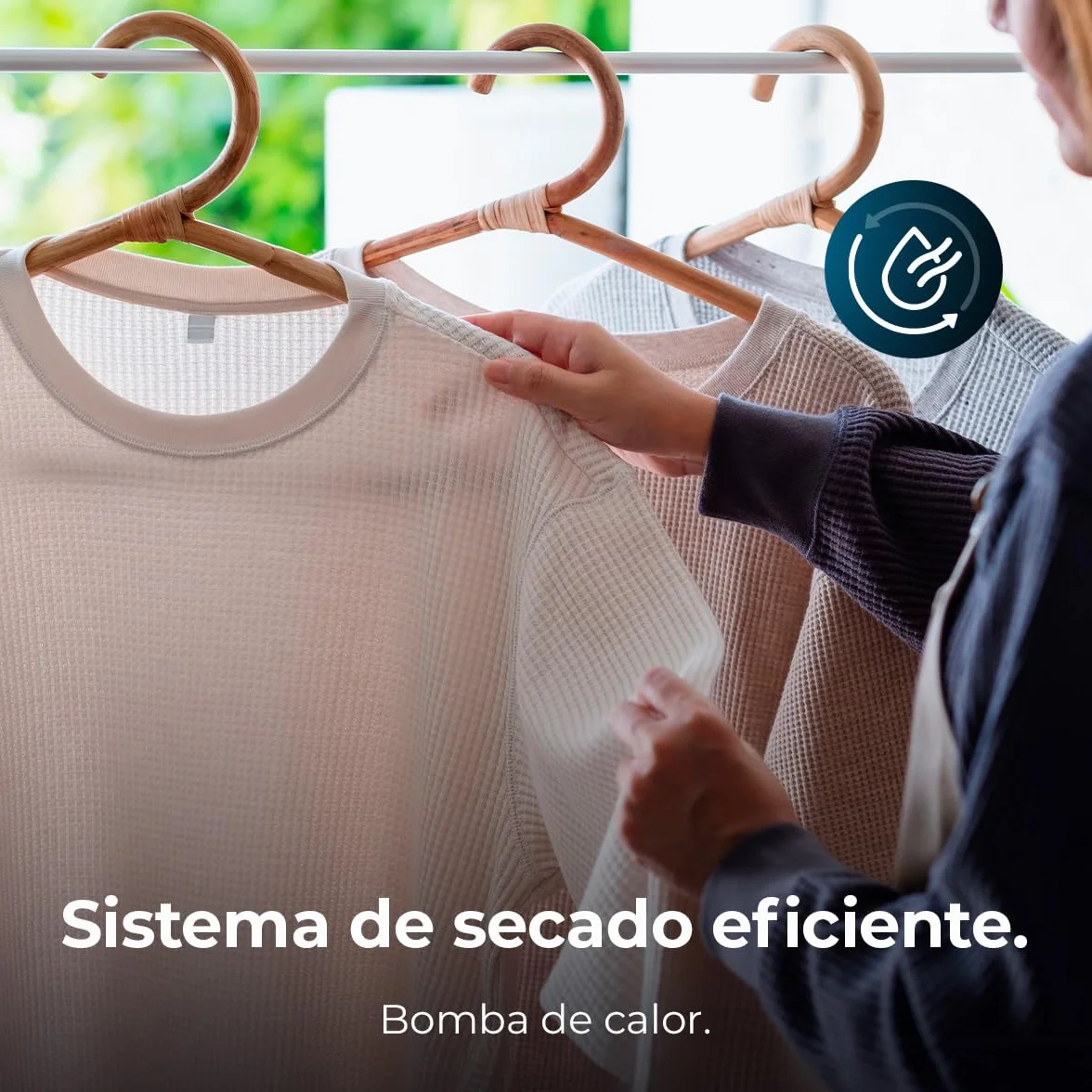 Cecotec Secadora de Ropa 8Kg Bomba de Calor Bolero Dresscode Dry 8330 Clase A++ 15 Programas Blanco