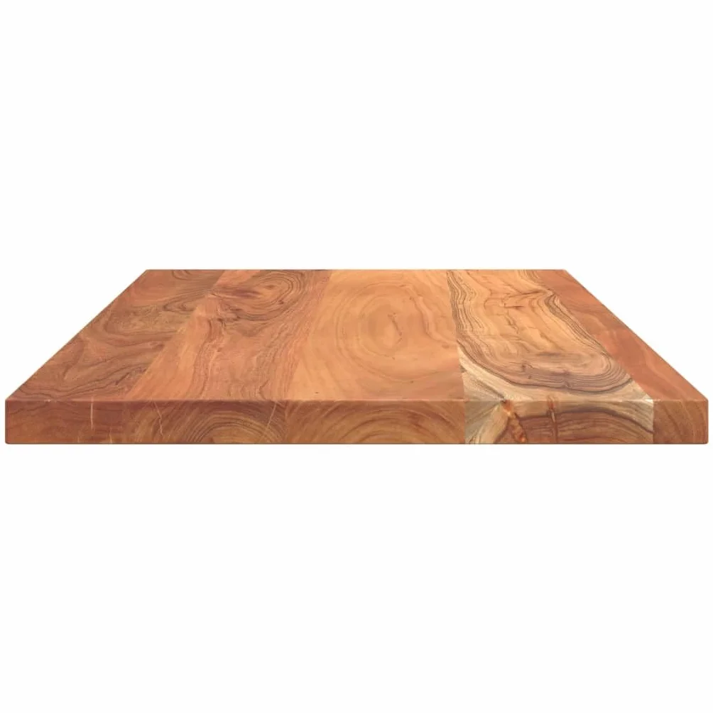 vidaXL Tablero de mesa rectangular madera maciza acacia 120x50x2,5 cm, superficie de mesa, tablero de mesa de madera, tablero de mesa de centro