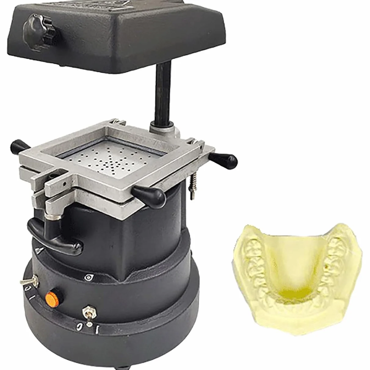 Máquina De Moldeo Por Vacío Dental 1200W, Equipo De Laboratorio De Termoformado, Herramienta De Fabricación De Material Bucal Para Laminador Dental, Sin Necesidad De Bolas De Acero