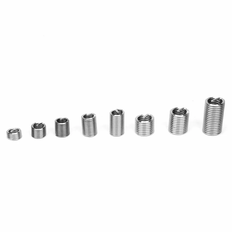 Helicoil M6 Inserto de Rosca de Alambre 304 Inoxidable 110 Uds M8 1D 3D