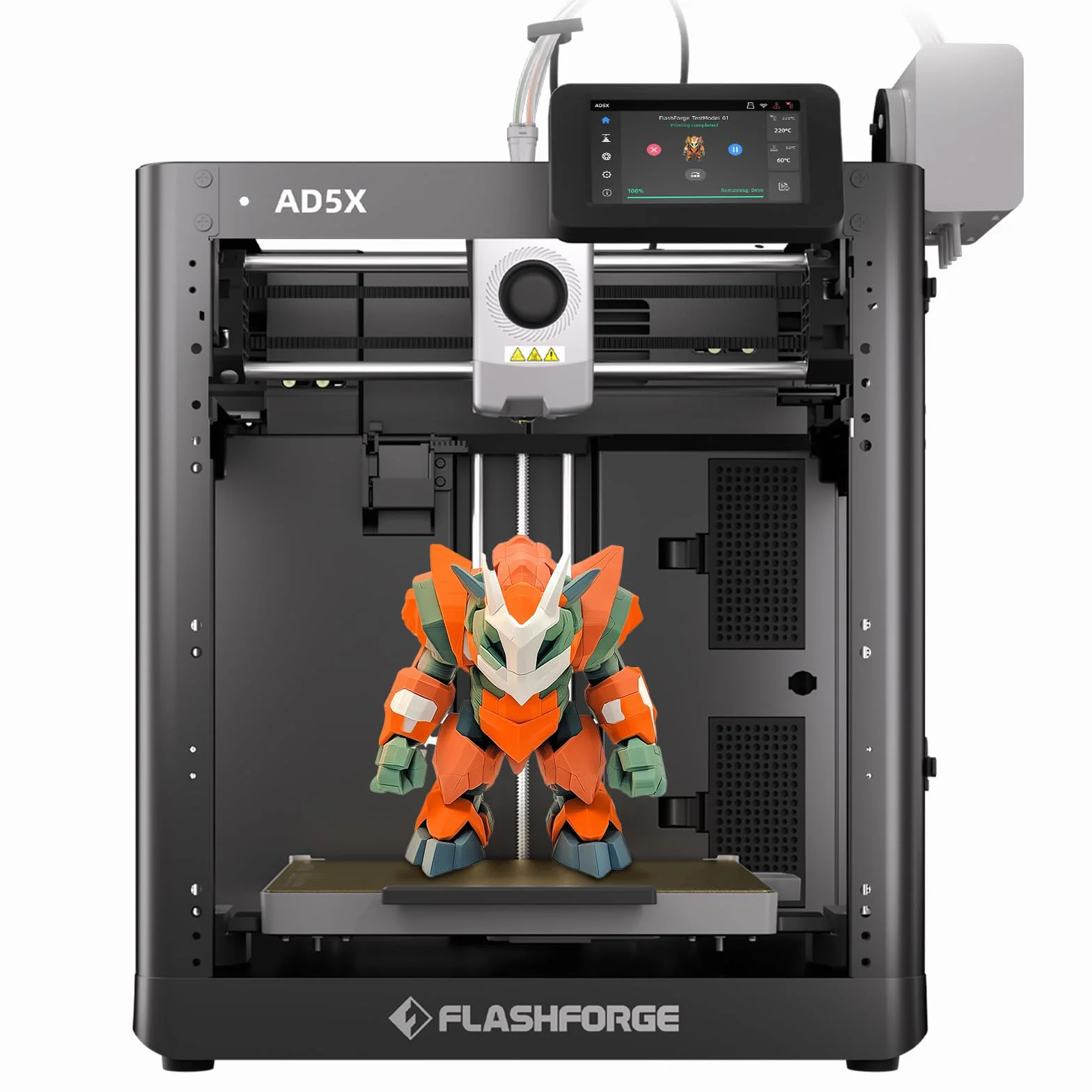 Impresora 3D Flashforge Adventurer 5X con Impresión Multicolor, Personalizable con IFS, multimaterial AD5X Impresora 3D,Velocidad Máxima de Impresión:600mm/s,Recarga automática de filamento de 4kg