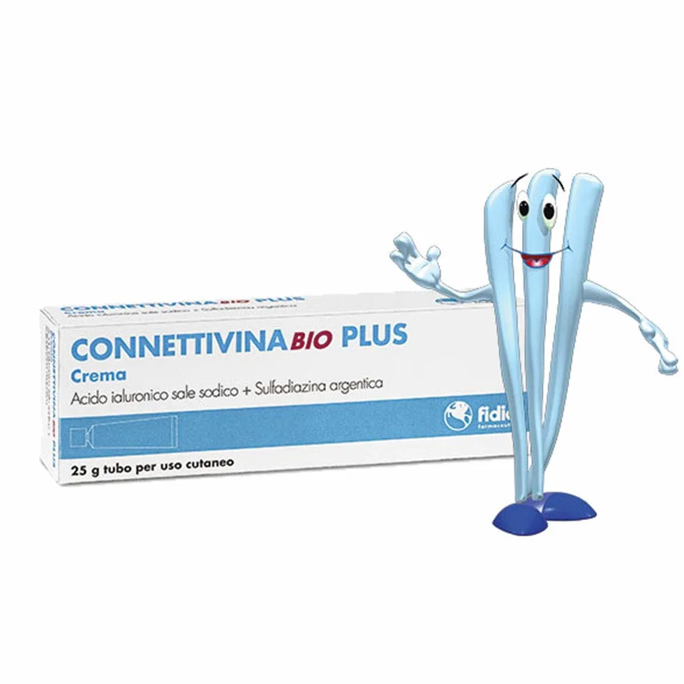 Connettivina Bio Plus Crema 25 g para heridas infectadas