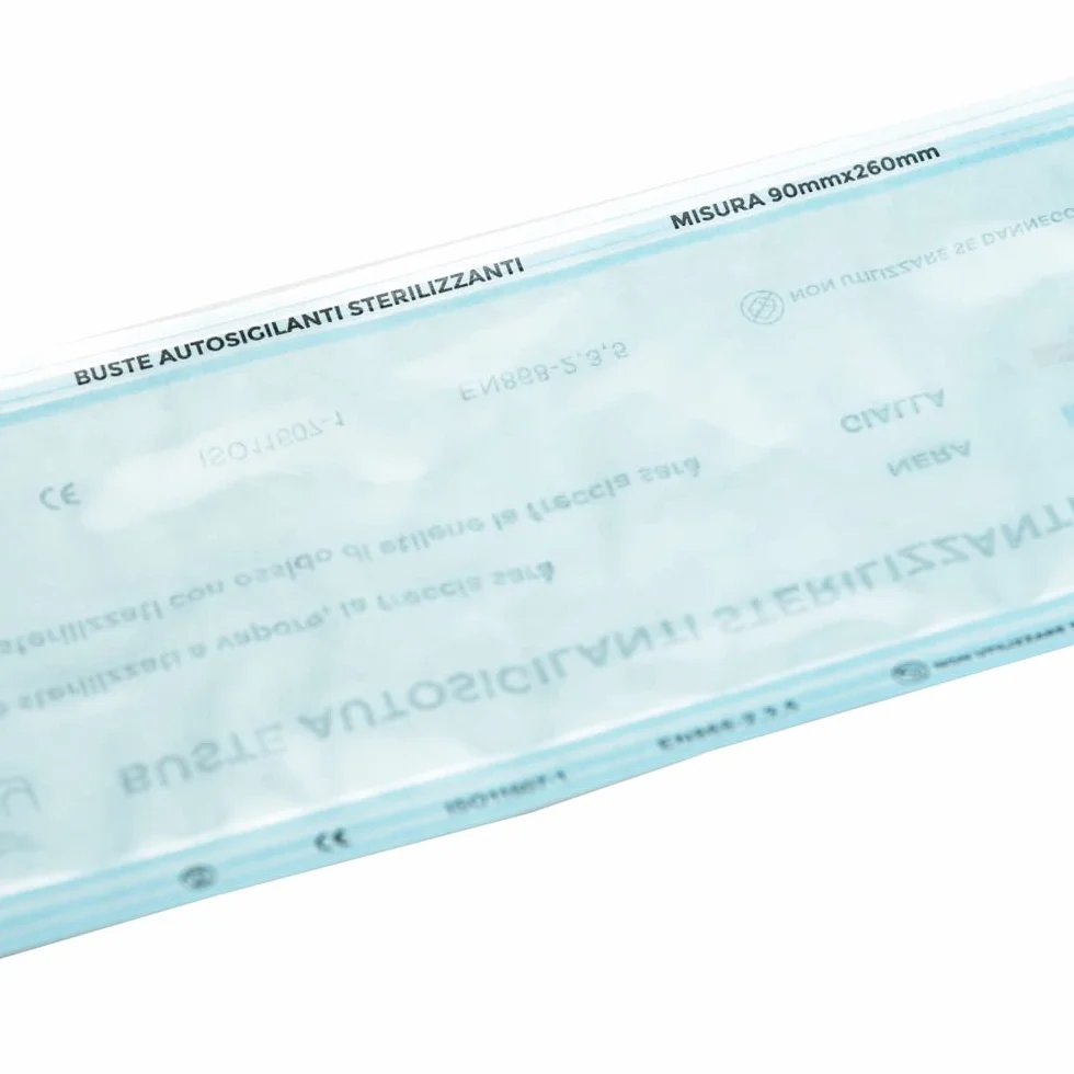 Bolsas de Esterilización Autosellantes 90x260mm Pack 200 Papel Profesional