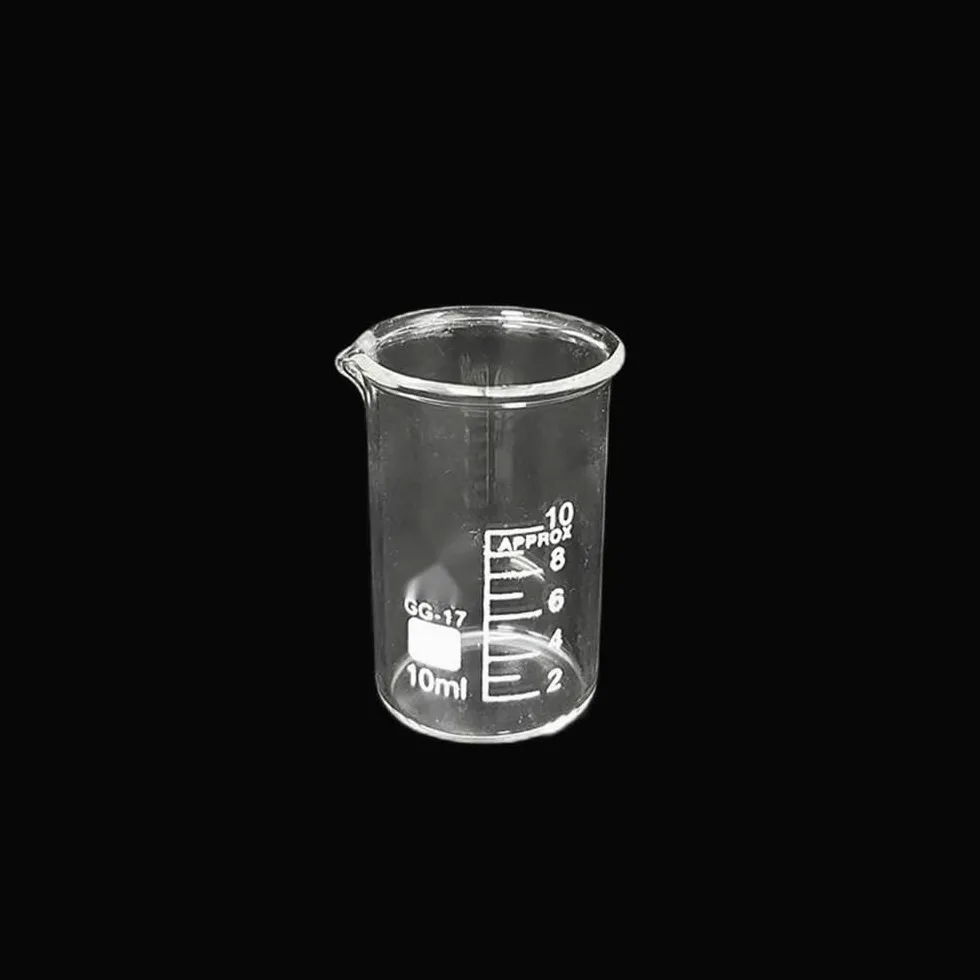 Cilindro graduado de vidrio, borosilicato 3.0, vaso de precipitados de forma baja, equipo de laboratorio para una medición precisa