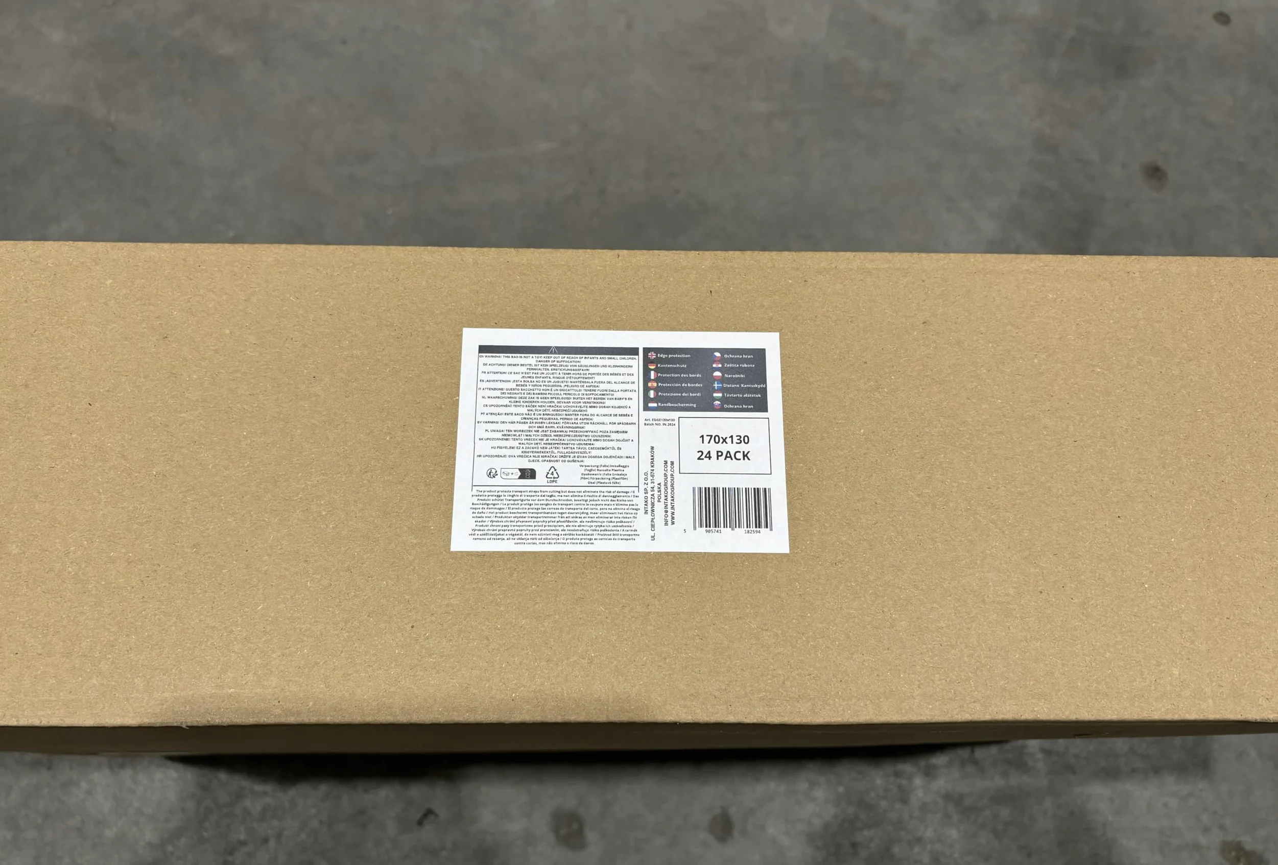 INTAKO Cantonera de Protección para Bordes y Esquinas de hasta 50mm - 24 Piezas - 170x130x150mm - Cantonera Protectora para Cinchas de Amarre y de Carga - Ideal para Cinchas y Transporte en Camión