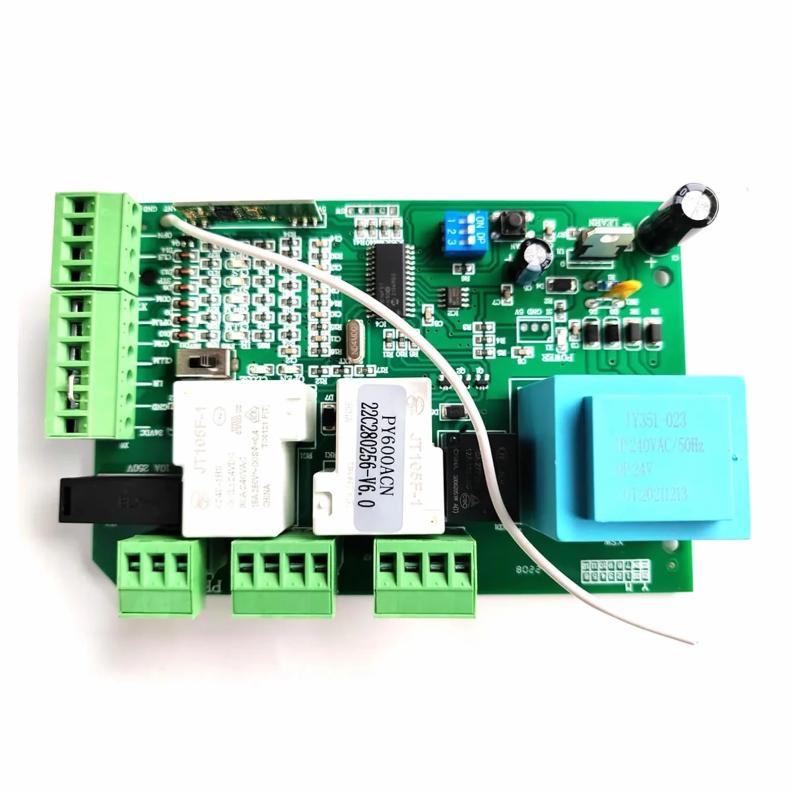 Abridor de puerta de garaje, Tablero De Control Eléctrico Py600 Sl1500 for El Tablero Principal Electrónico Del Abridor De Puerta Corredera Se adapta a puertas versátiles (Size : 220V spring switch)