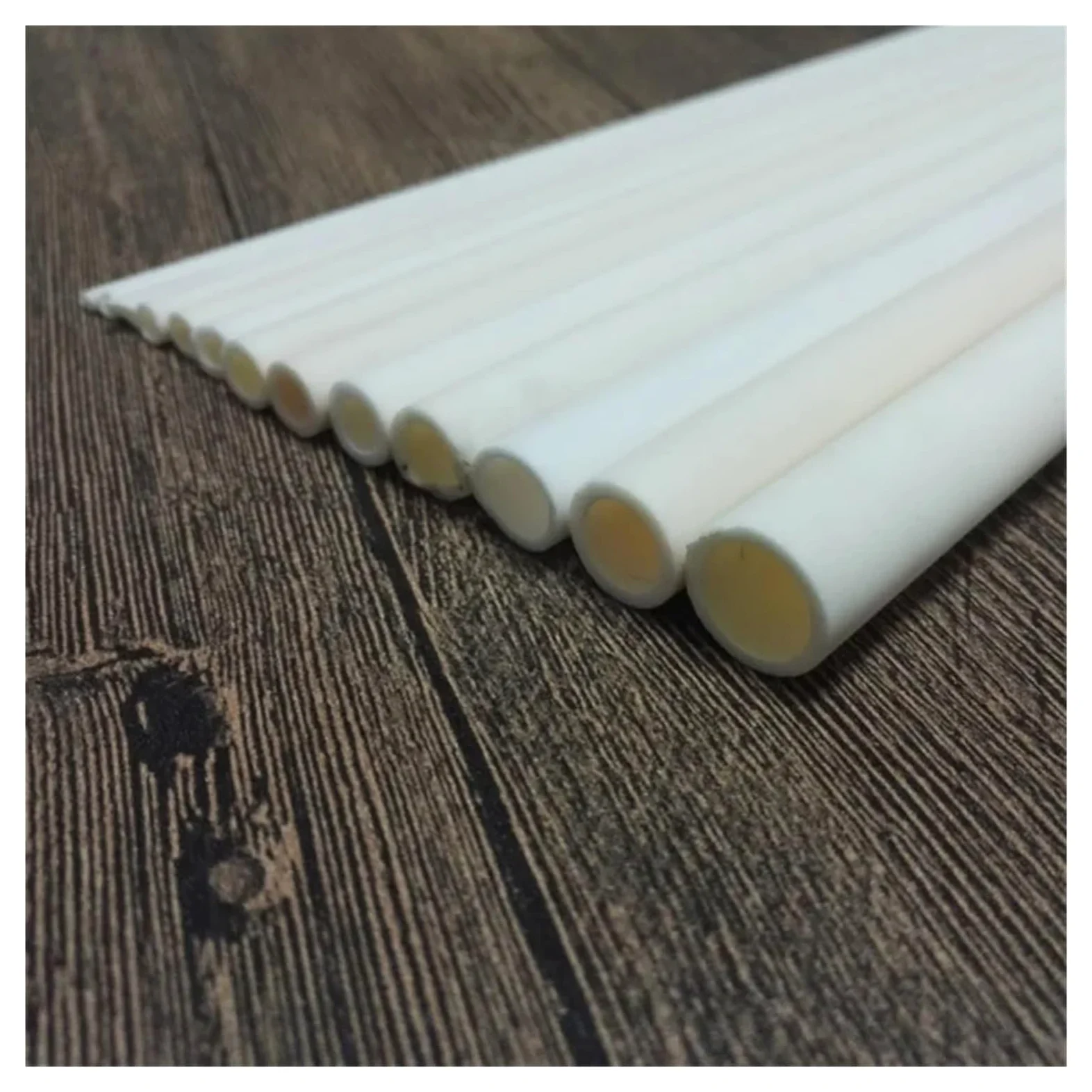 1 Uds. Tubo de cerámica resistente a altas temperaturas, 200mm de longitud, 3,5-35mm ID, resistente a la corrosión, tubo de combustión aislante hueco (Size : 20mm(ID) x30mm(OD))