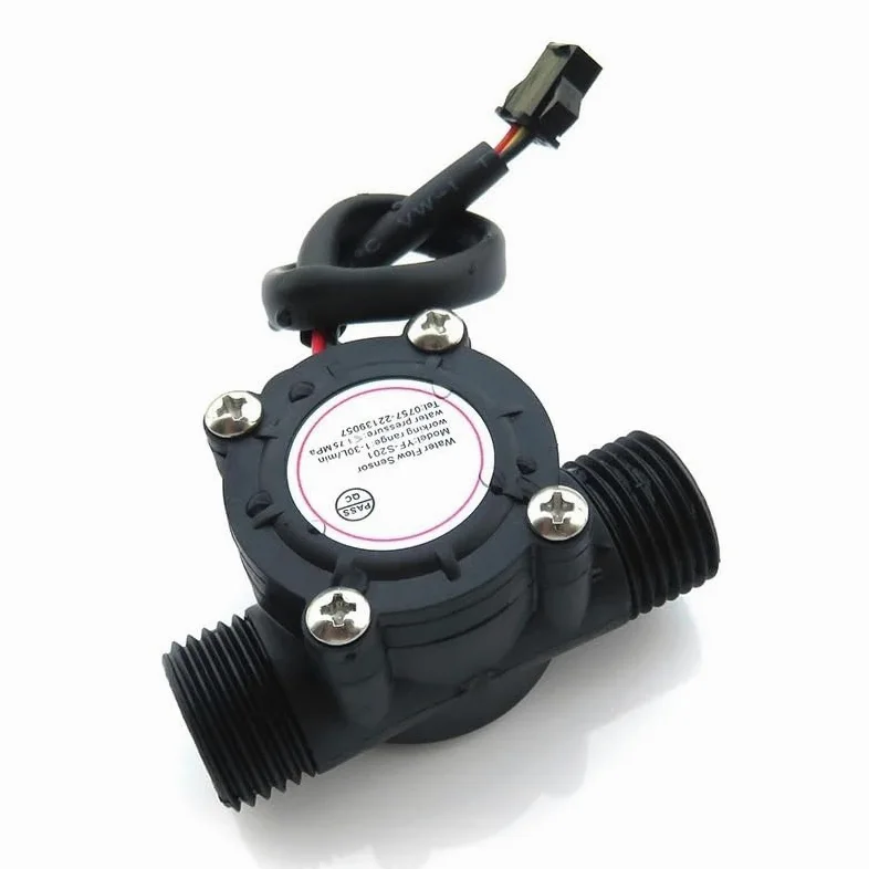 1/2 "3/4" 1 "1-1/2" 1-1/4 "Sensor de flujo de agua Sensor de flujo Hall medidor de flujo 1,75 MPa interruptor de Sensor de flujo de agua DC 3,5-24V | 1-1/4"