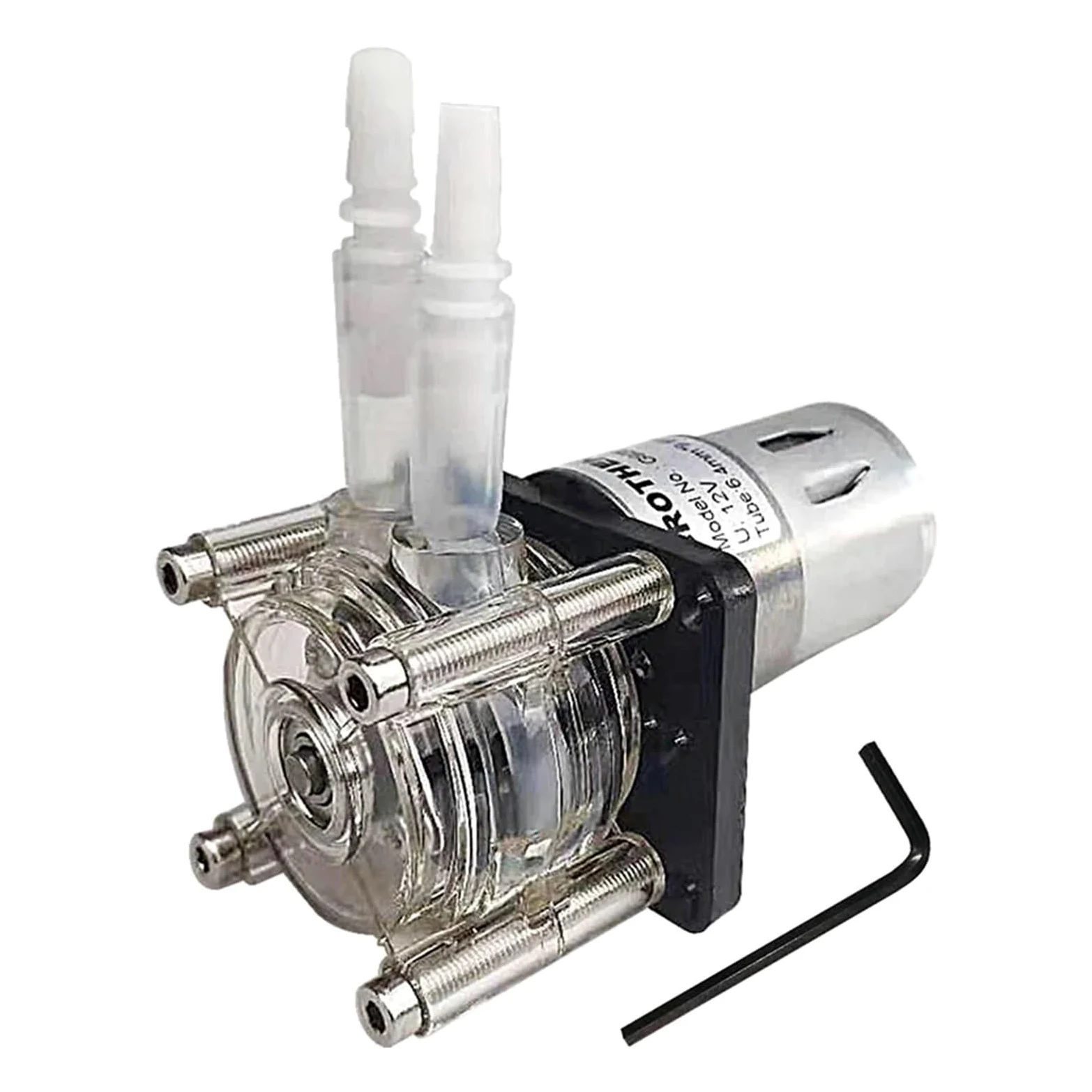 Bomba Peristáltica Bomba dosificadora peristáltica for agua analítica de acuarios y laboratorios (0 a 500 ml/min)(L bracket,24V)