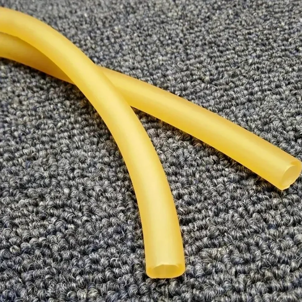 Manguera de látex natural - Banda de goma redonda for uso en laboratorio, resistente a la abrasión, flexible, resistente a los rayos UV.(5metersx12mmx17mm)