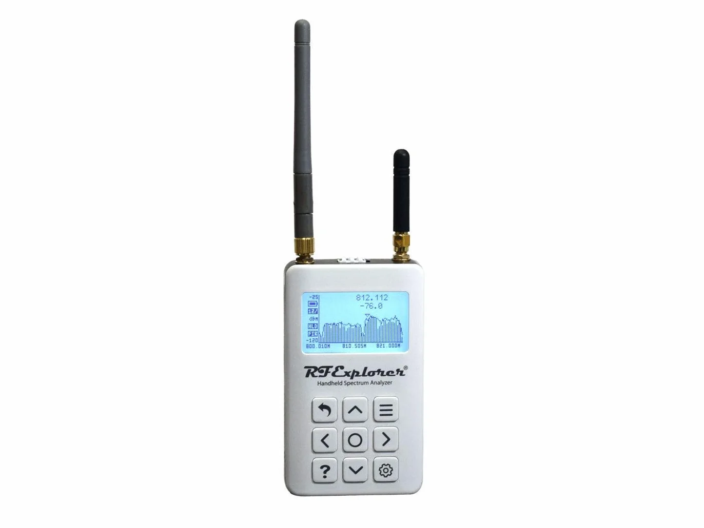 RF Explorer Spectrum Analyzer WSUB1G Plus - Avec étui de transport en aluminium, Analyseur de Spectre pour Radioamateurs, Appareils sans fil, Réseaux WLAN, Techniciens du son (WSUB1G Plus)