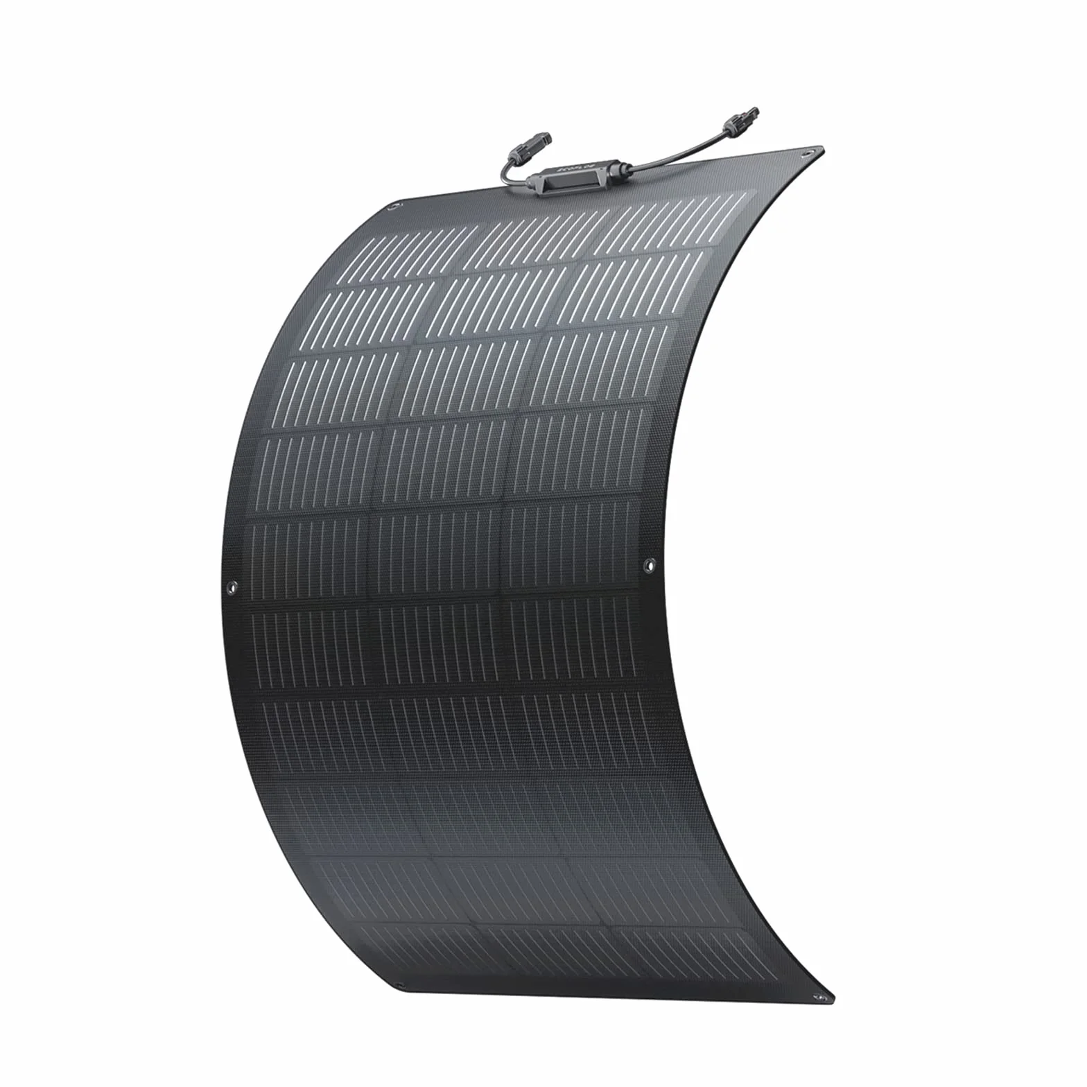 Panel solar flexible EcoFlow de 100 W con impermeabilidad de grado IP68 y celdas solares de alta eficiencia para techos, autocaravanas y mucho más