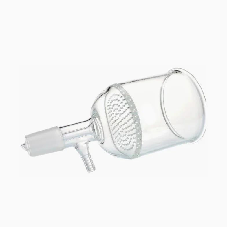 Embudo Büchner de vidrio - Embudo de filtración por succión con calibre de 24 mm, disponible en tamaños de 35 ml a 1000 ml - 1 unidad por paquete(500ml)