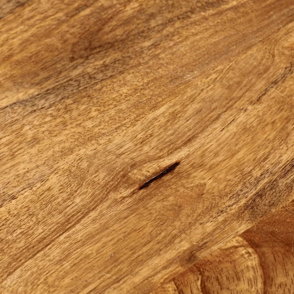 vidaXL Tablero de Mesa Redondo Madera Maciza de Mango Ø 60x2,5 cm, Superficie de Mesa, Tablero de Mesa de Madera, Tablero de Mesa de Centro