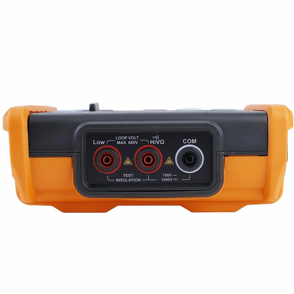 Probador de resistencia de aislamiento, PEAKMETER PM5205 Cálculo automático Medidor de voltaje CA y CC Probador de resistencia de tierra automático Megóhmetro Pantalla analógica digital 0.01MΩ-100GΩ 2