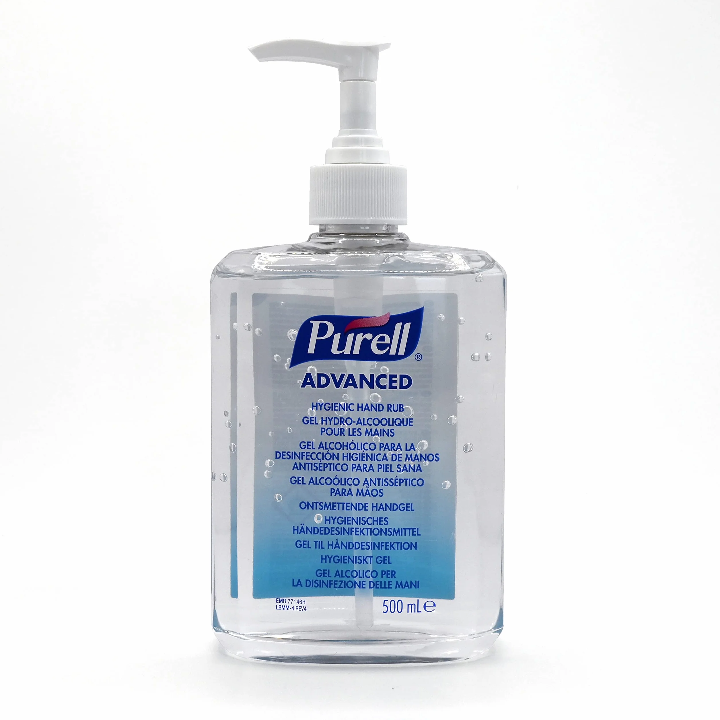 PURELL ADVANCED Gel hidroalcohólico DE MANOS 500ml, alcohol en gel desinfectante manos, 500ml Botella. Acaba con el 99,99% de los gérmenes más comunes que pueden resultar nocivos.