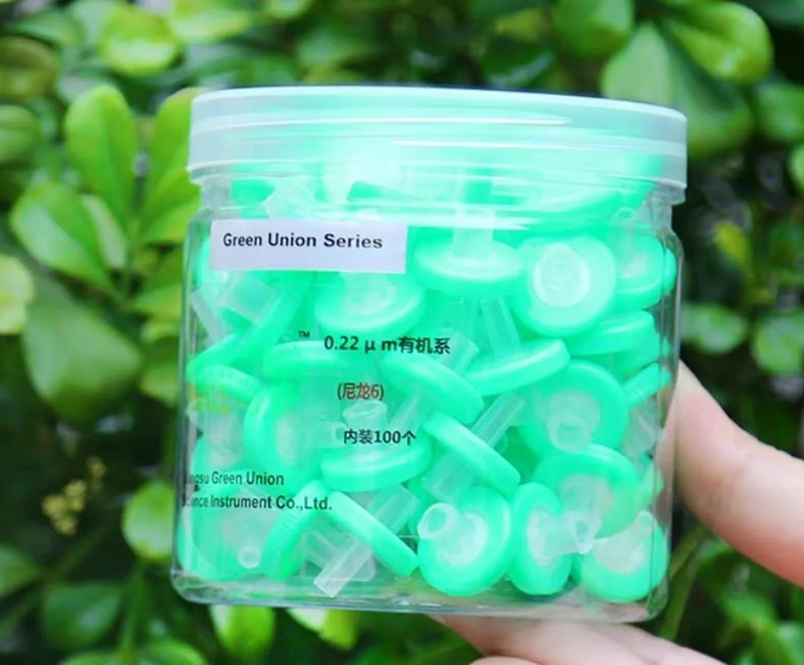 100 unids/Lote Laboratorio 13mm 25mm Material Nylon/PES/PTFE/MCE/Filtro de Membrana miliporo de Fibra de Vidrio 0,22/0,45um tamaño de poro(25mm 0.22um PES) | 25mm 0.22um PES