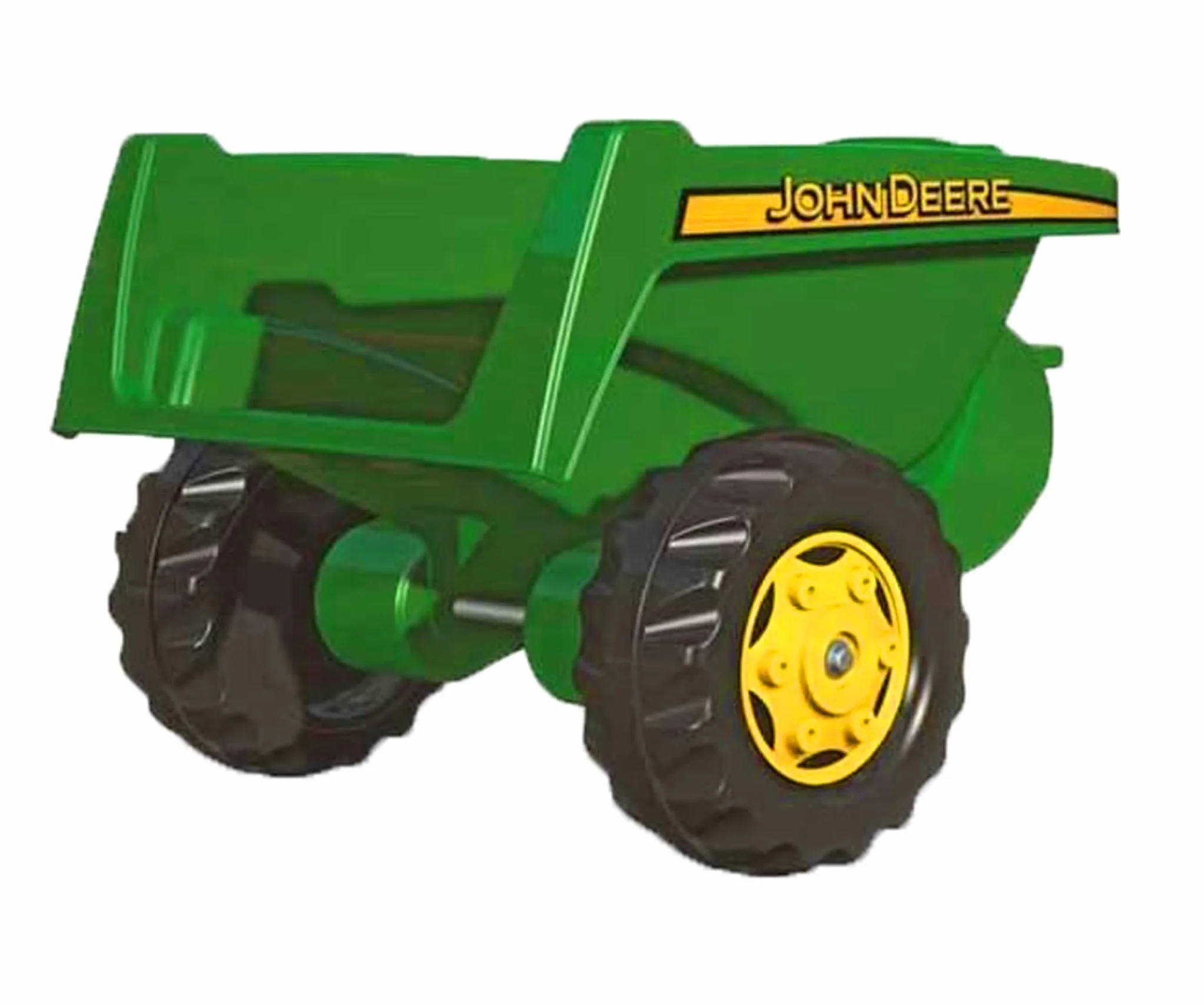 Rolly Toys rolyKipper II John Deere remolque de una rueda volcable para niños