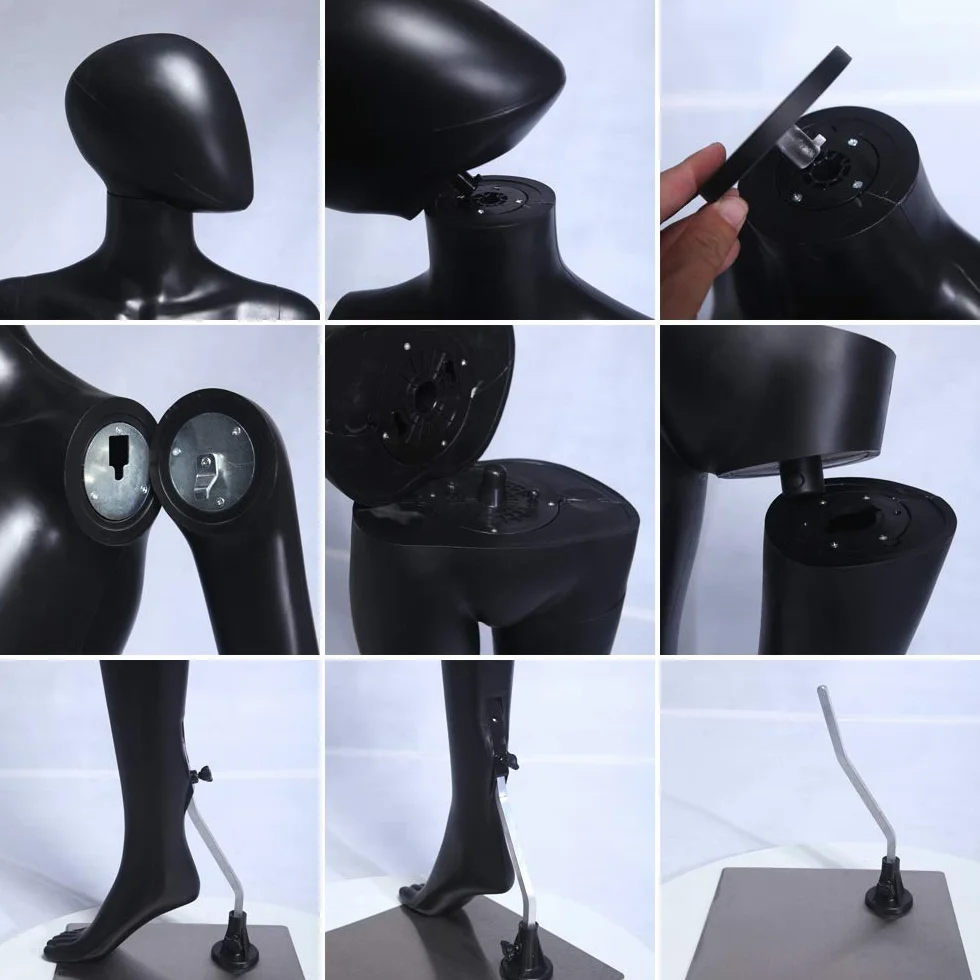 Maniquí Masculino Negro MC-1Black Móvil Mate - Maniquíes Hombre