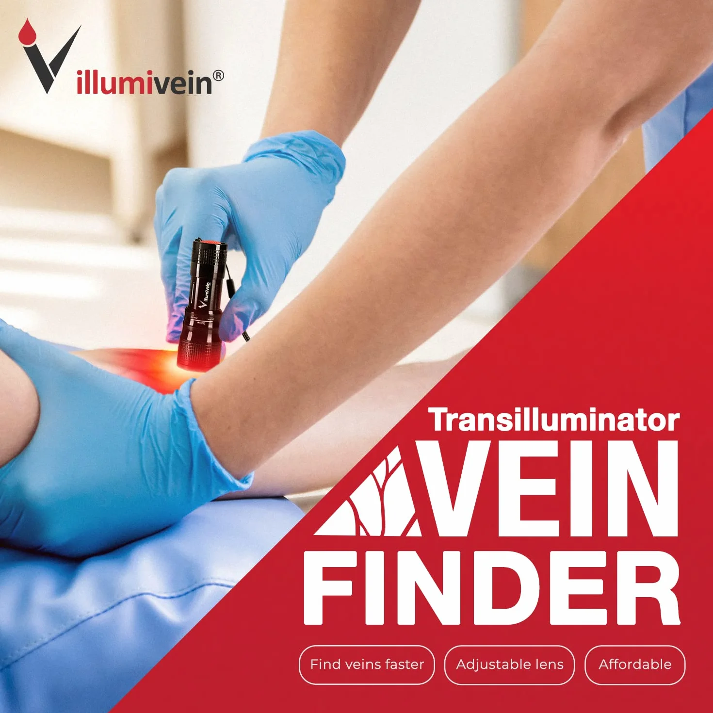 Illumivein Buscador de venas premium nuevo modelo registrado por la FDA