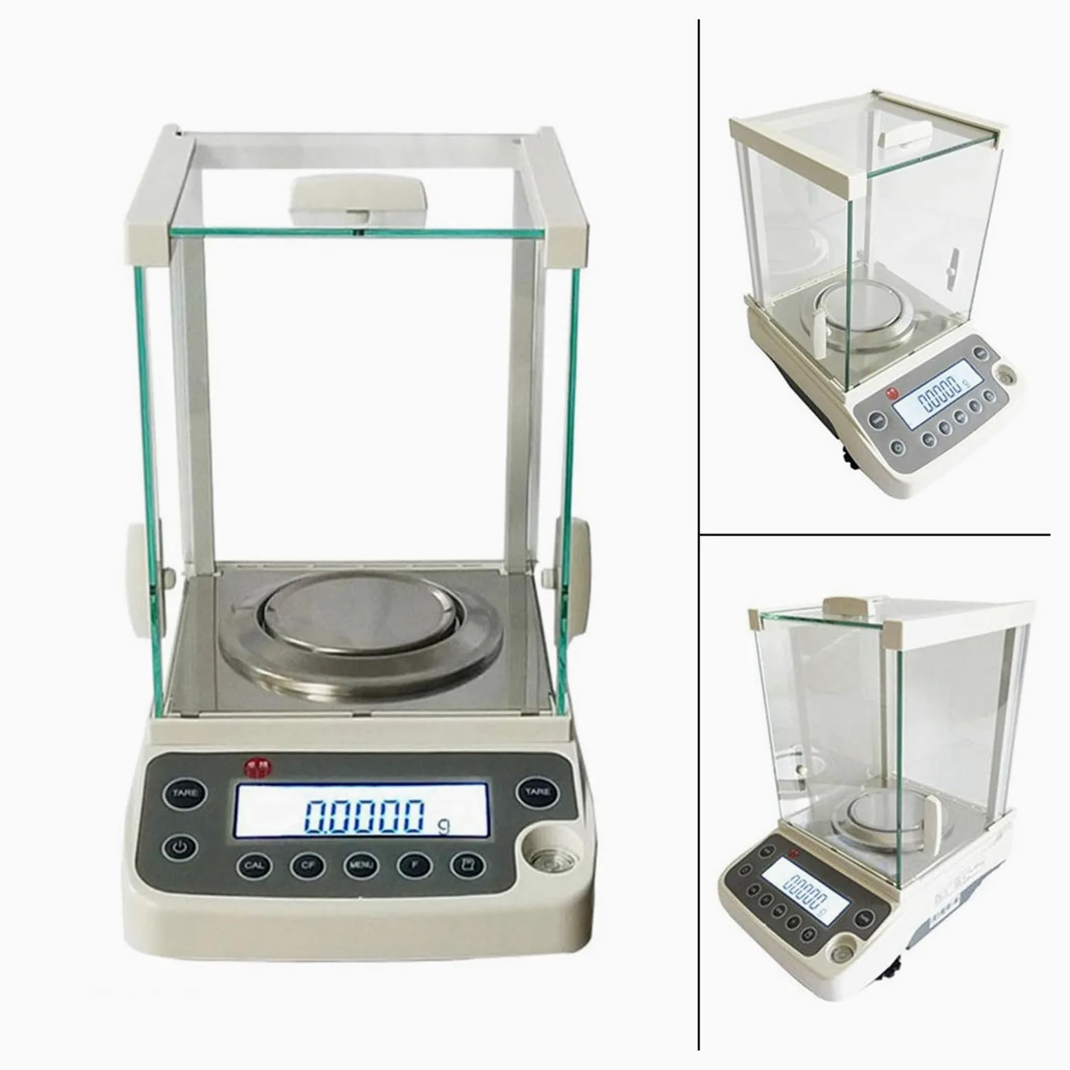 Balanza Analítica de Alta Precisión Digital 0,0001 g, 120 g/0,1 mg, Escala de Laboratorio Electrónica Con Pantalla LCD, Científica