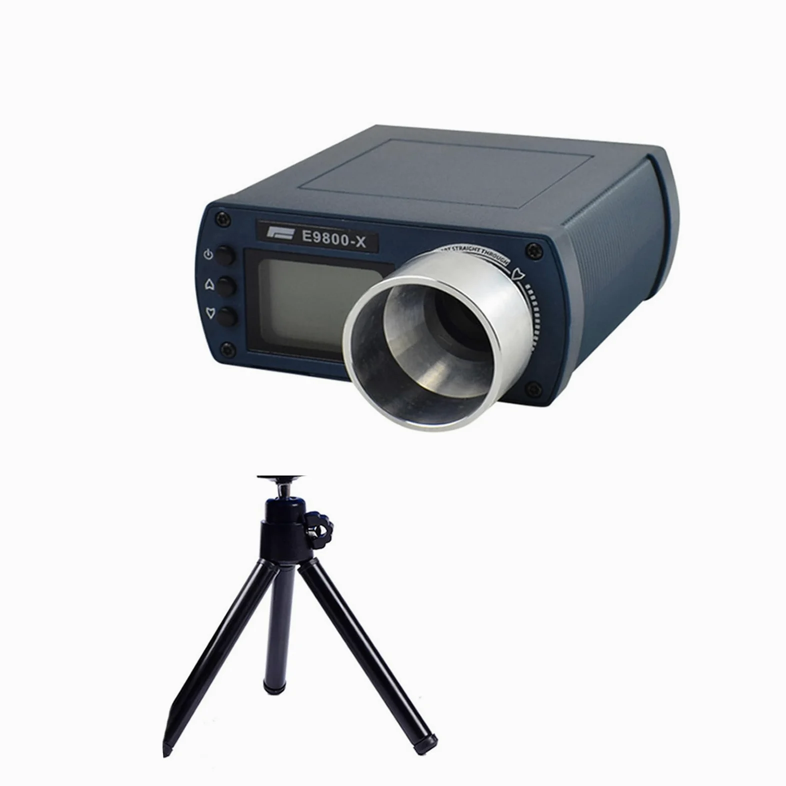 E9800-X - Medidor de velocidad con pantalla LCD, cronógrafo para cronómetro, medidor de velocidad, medición de energía, cronógrafo