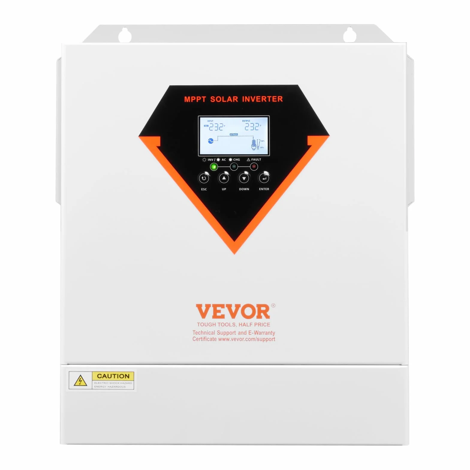 VEVOR Inversor Solar Híbrido 3500 W Onda Sinusoidal Pura MPPT 100 A