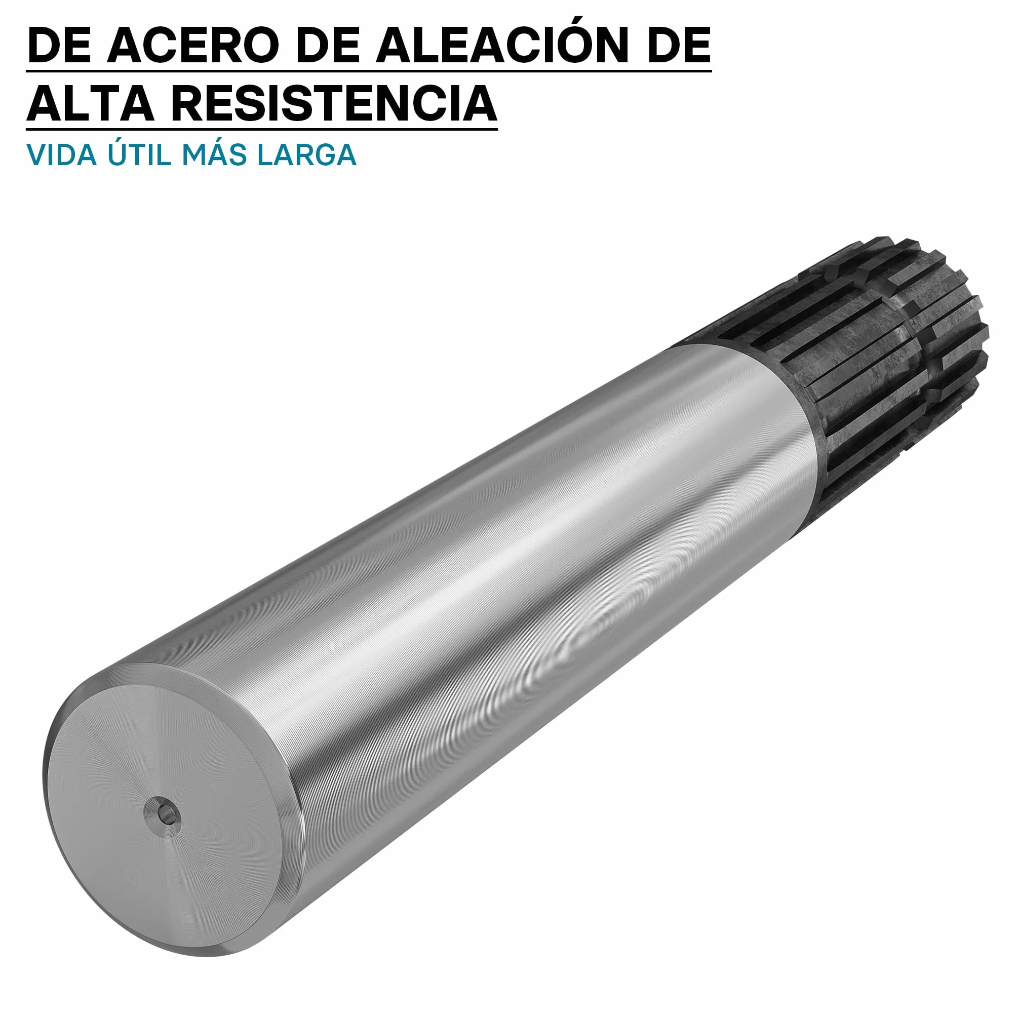 WilTec Eje Estriado Toma de Fuerza 300mm 1 3/4" 20 Dientes