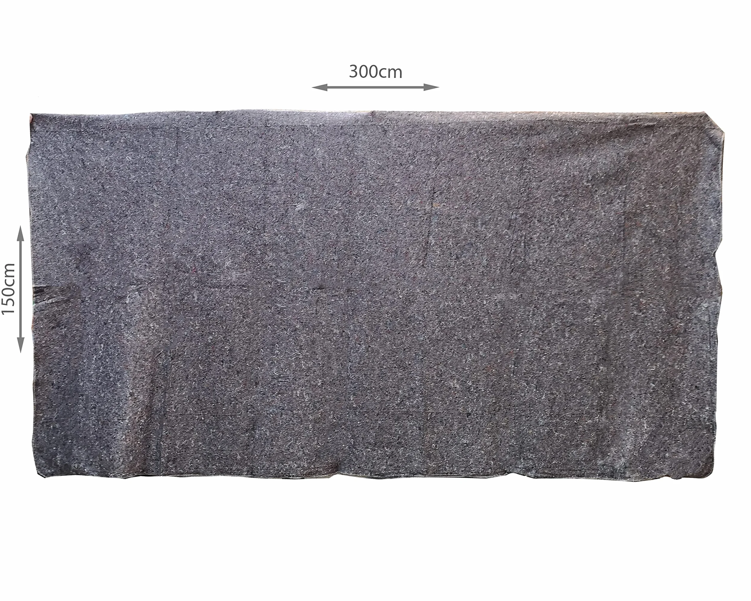 Juego de 2 mantas de mudanza 150 x 200 cm + 2 mantas XXL 150 x 300 cm + 1 correa para 2 personas