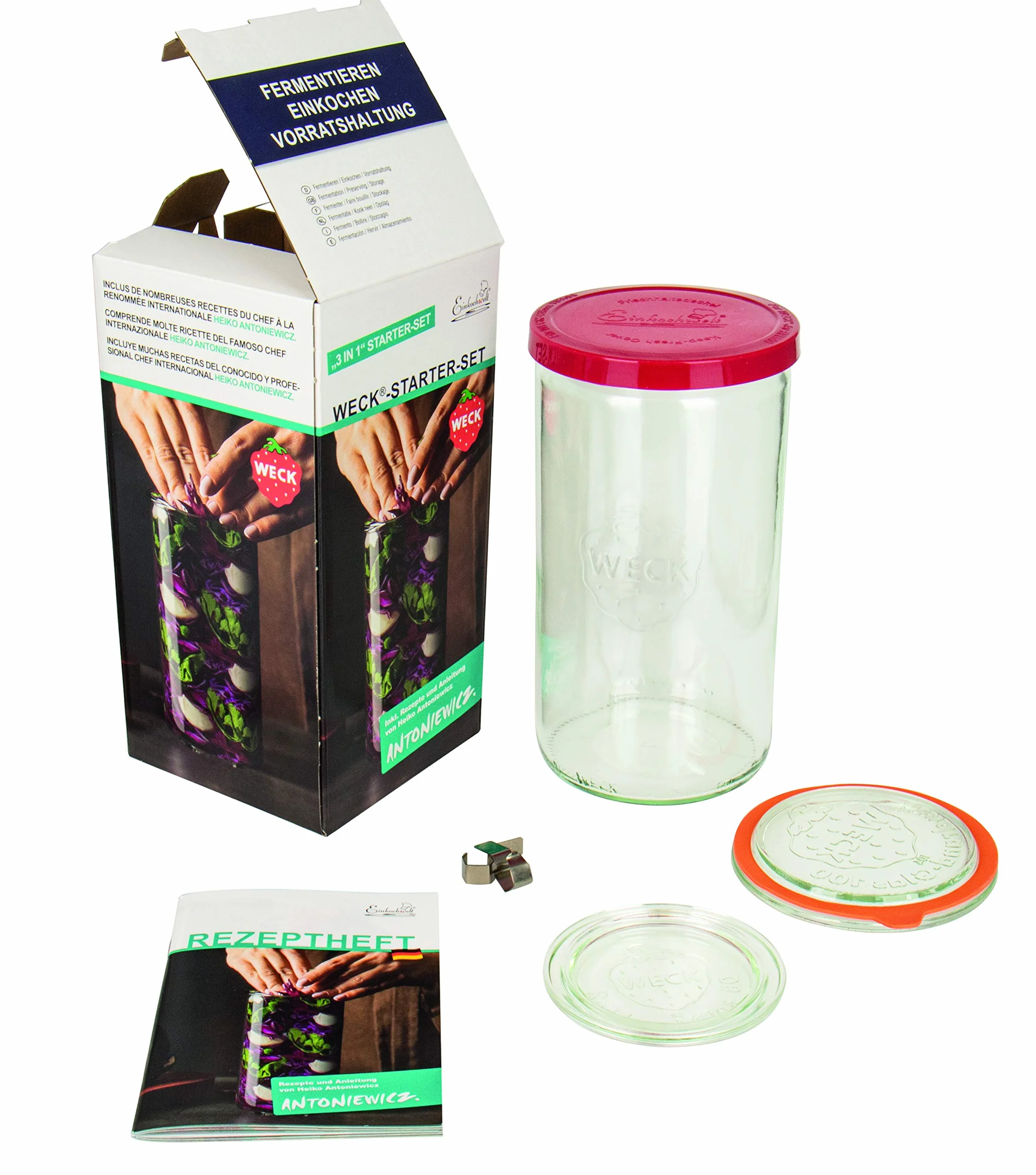 Einkochwelt Kit de Iniciación para Fermentación, 1590 Ml