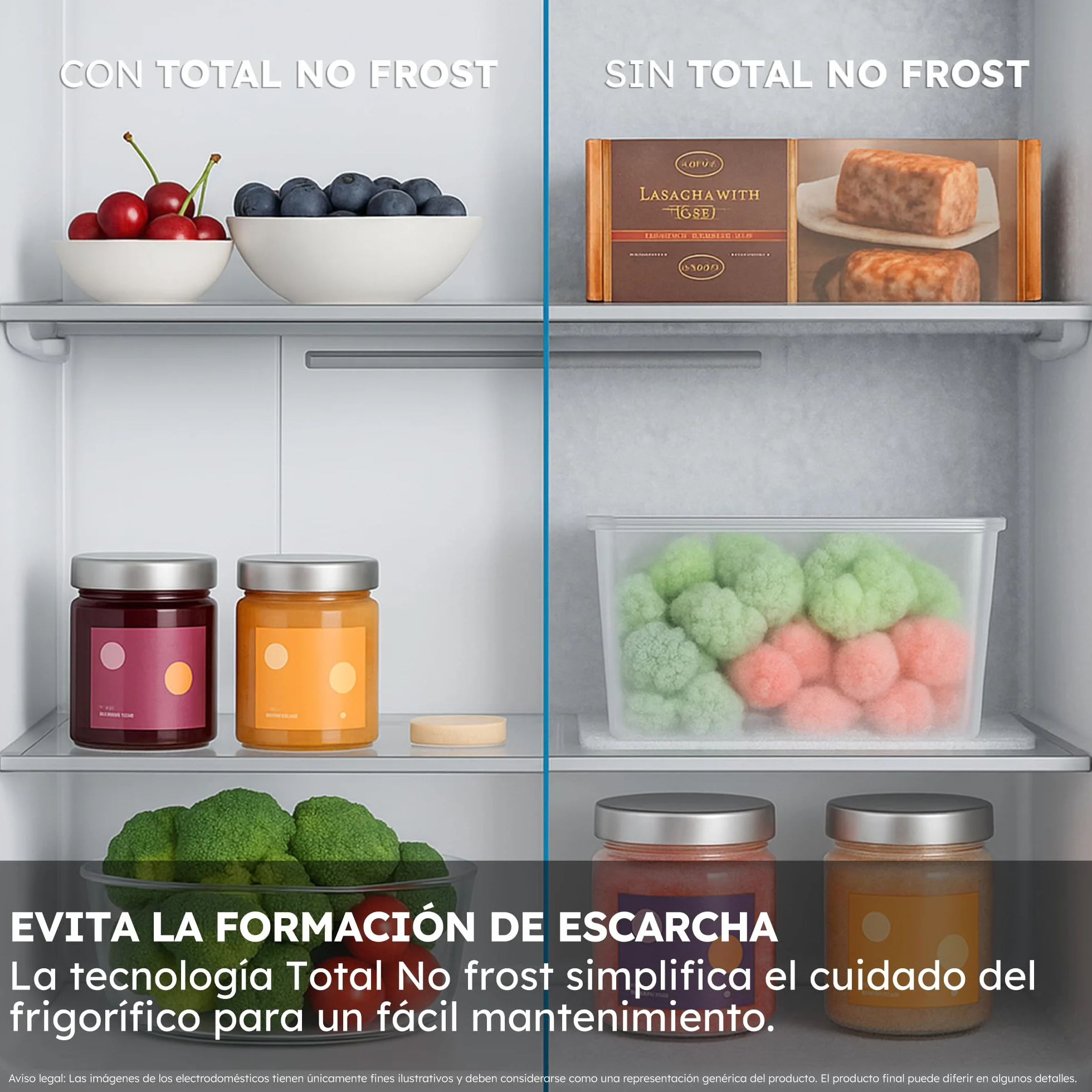 Haier Frigorífico Combi 3D 55 Series 3 HTR3518ENMX 303L Total No Frost Motor Inverter Inox