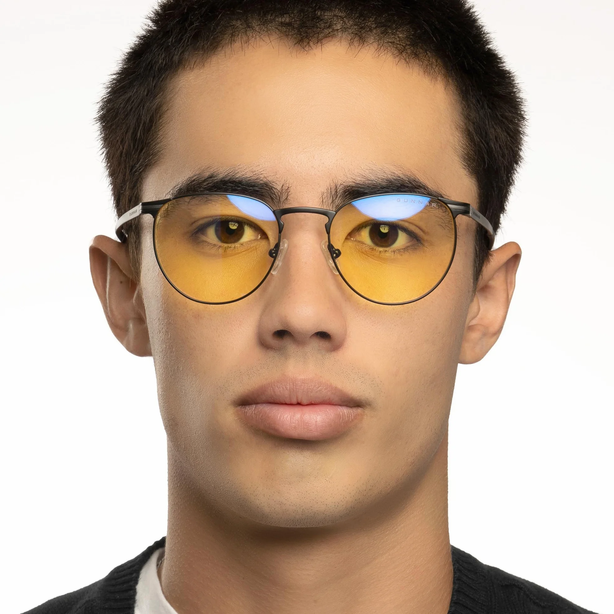 Gunnar Mateo Gafas Gaming y para Ordenador – Colección Titanium – Bloqueo de luz azul para aliviar la fatiga visual y la sequedad ocular