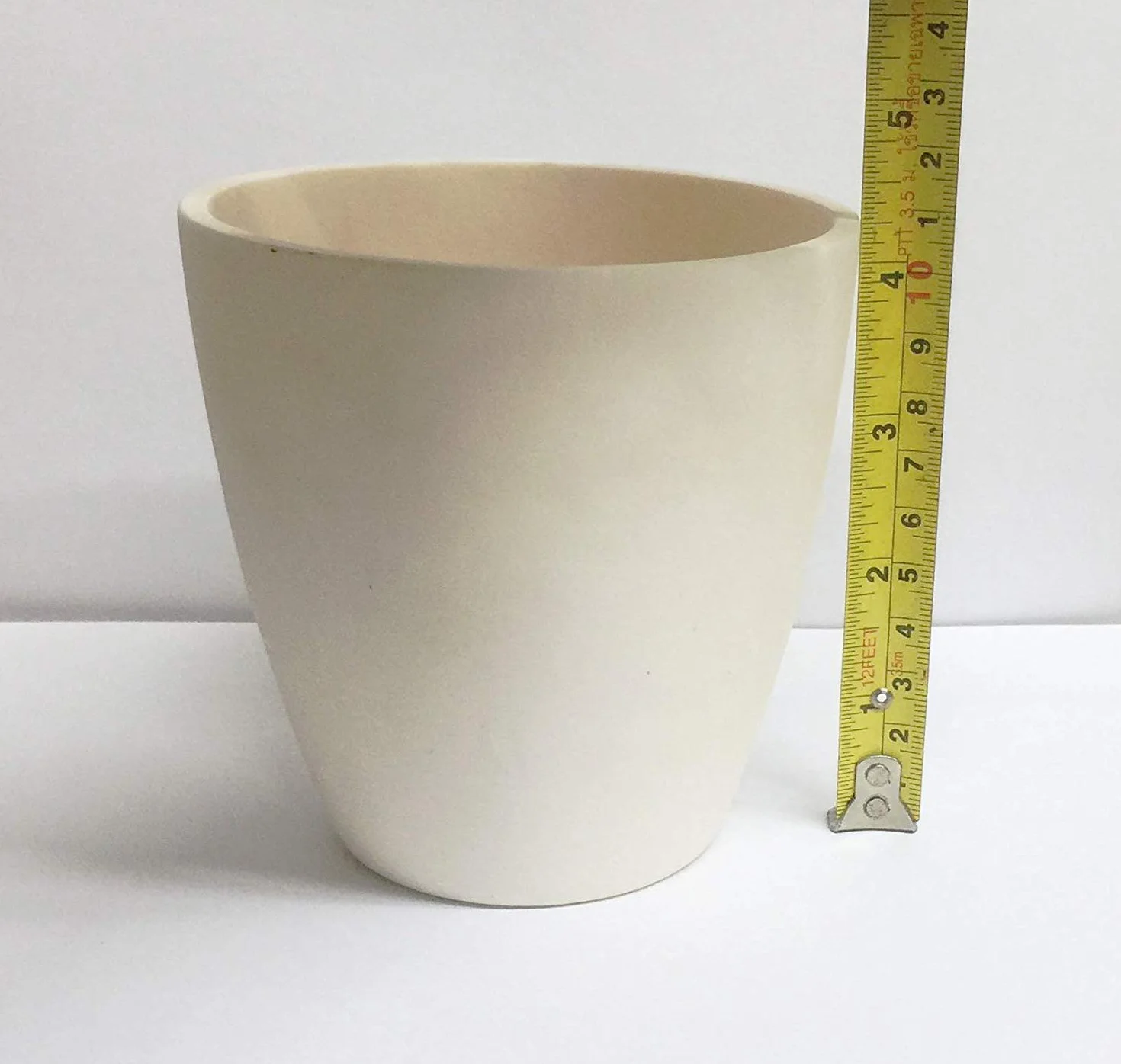 LLF Crisol de aluminio de 99,3% Al2O3 de óxido de aluminio para laboratorio (500 ml)
