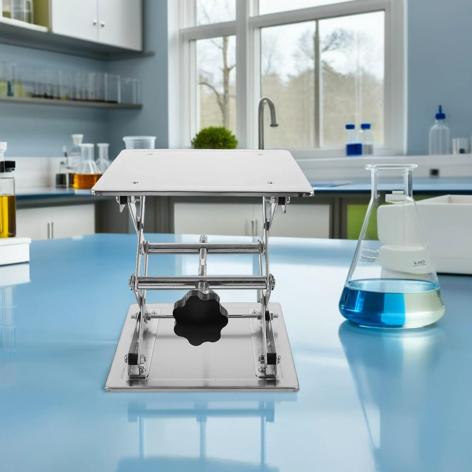 Soporte De Gato Para Plataforma Elevadora De Laboratorio Soporte De Mesa Extensible Elevador De Mesa
